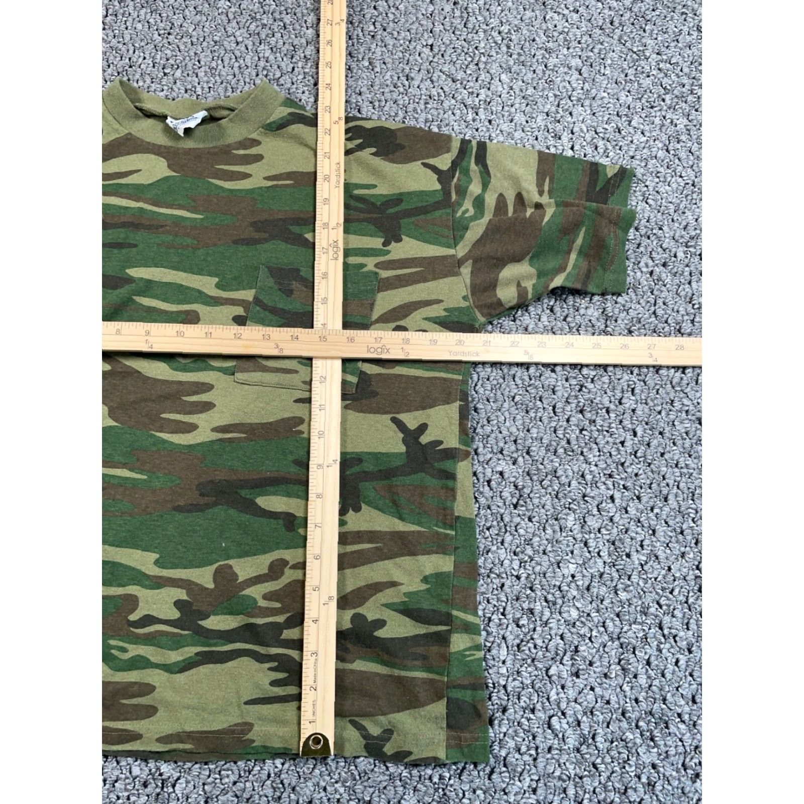Imperial VTG Imperial Camouflage Pocket T-Shirt Adult Large Green Camo Outdoors Nature Size US L / EU 52-54 / 3 - 4 Thumbnail