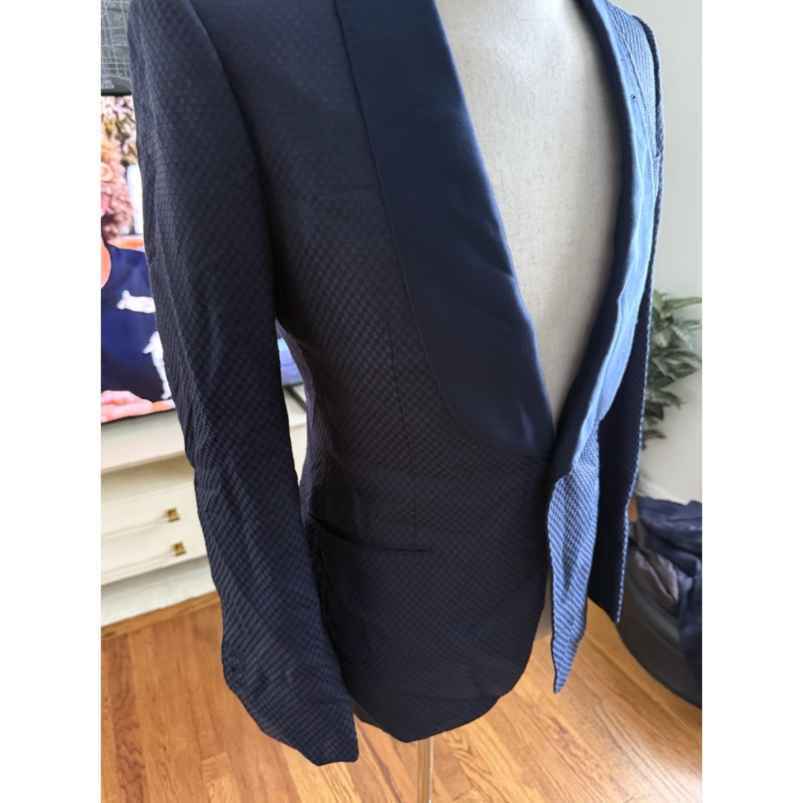 Vintage **Men's Classic Navy Frere Blazer Size 40** User: Men's Classic Navy Frere Blazer Size 40 Size 40R - 3 Thumbnail