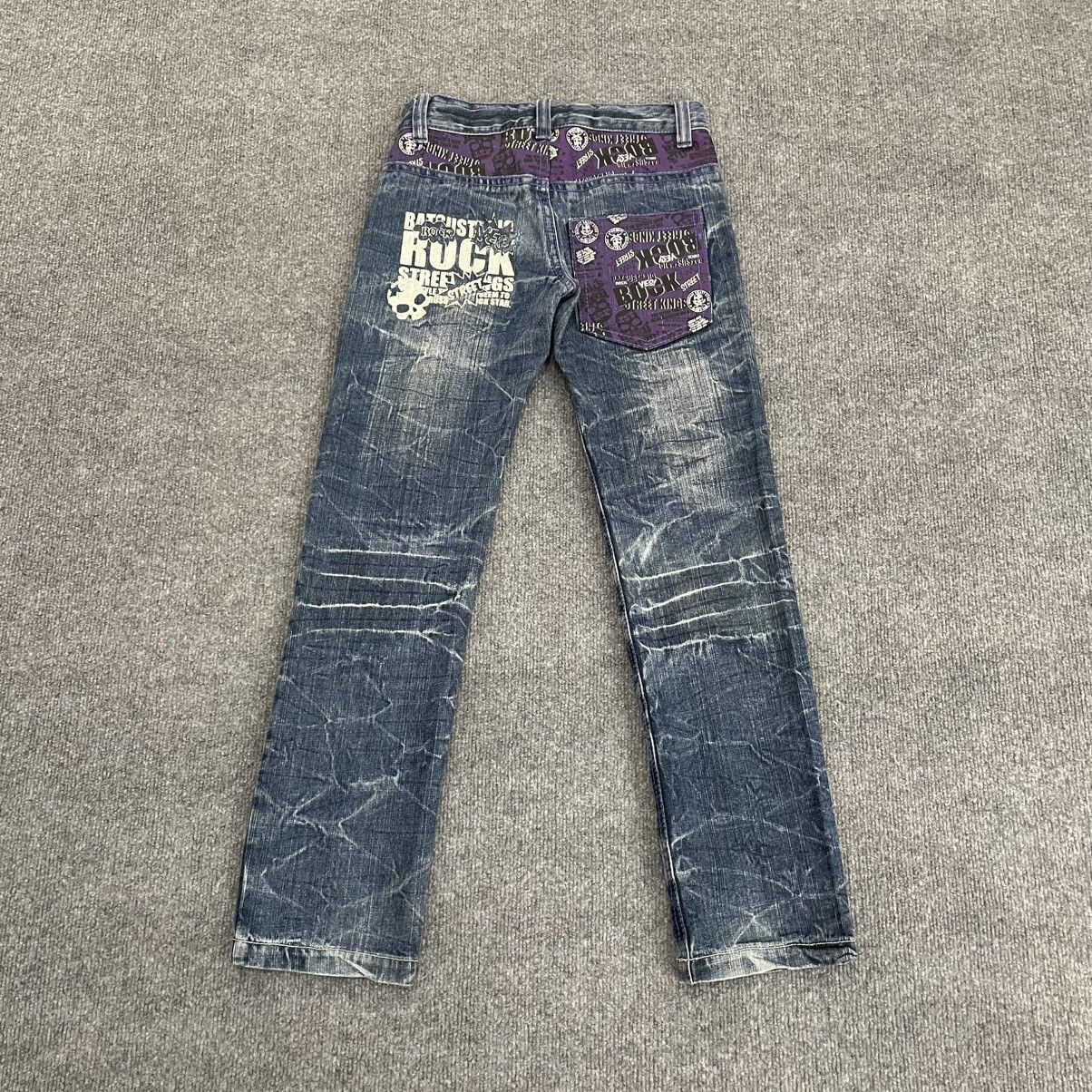 Japanese Brand Ba-Tsu Studio Denim Pants Skull Design if six was nine Size US 26 / EU 42 - 6 Thumbnail