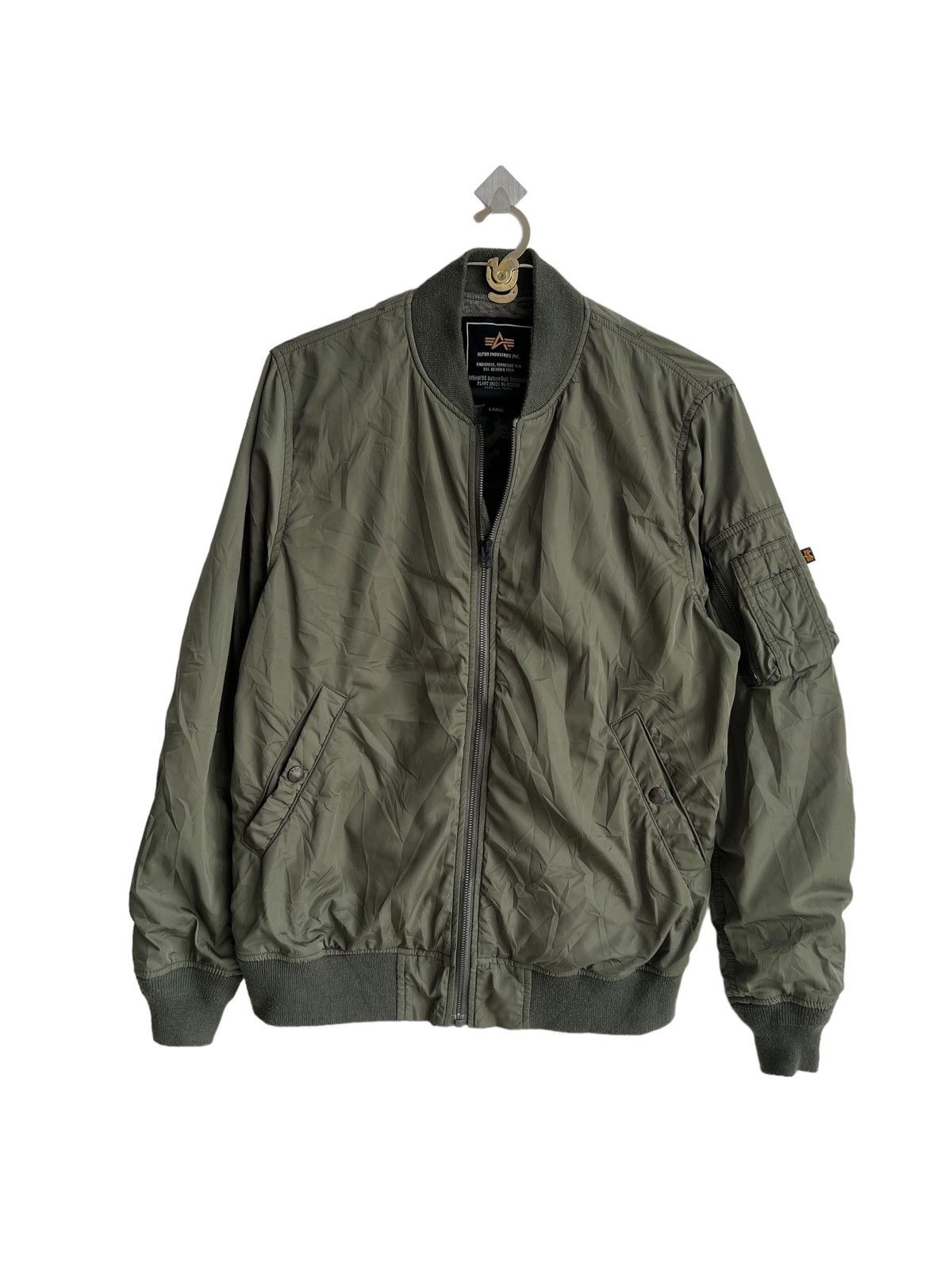 ジャケット・アウター MA-1 90s jacket archive unknown alpha Vintage 90s Alpha Industries MA-1 Flight Jacket - Reversible