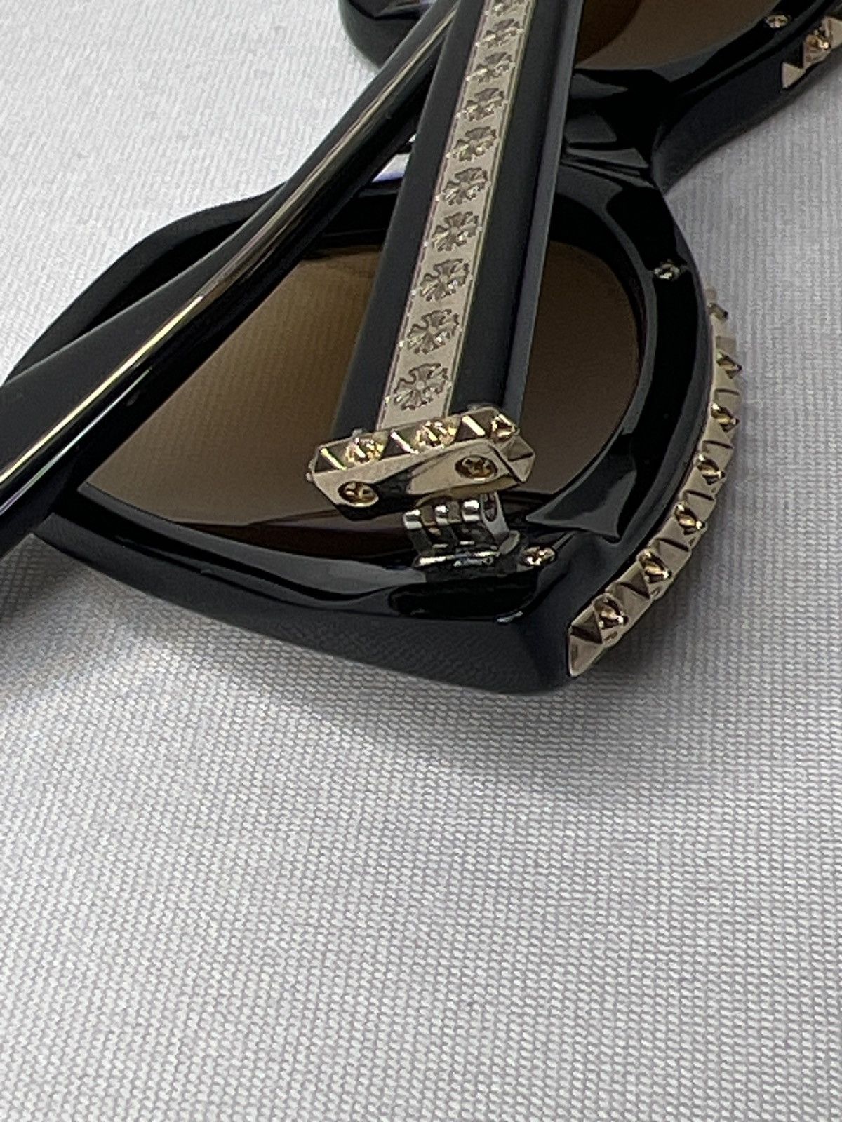 Chrome Hearts Chrome Hearts Glitter Goo I Black Gold Stud 53-19-145 Size ONE SIZE - 3 Thumbnail