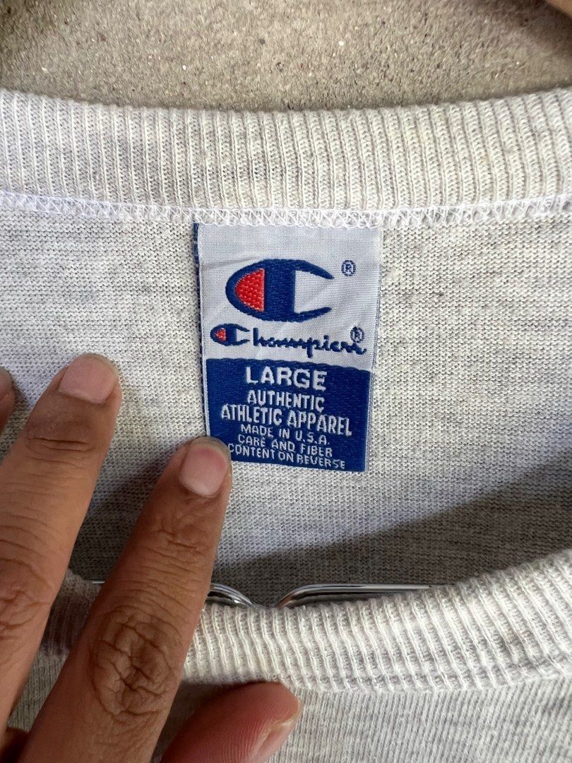 Champion Vintage Champion Spell Out Logo Sweatshirt Size US L / EU 52-54 / 3 - 4 Thumbnail
