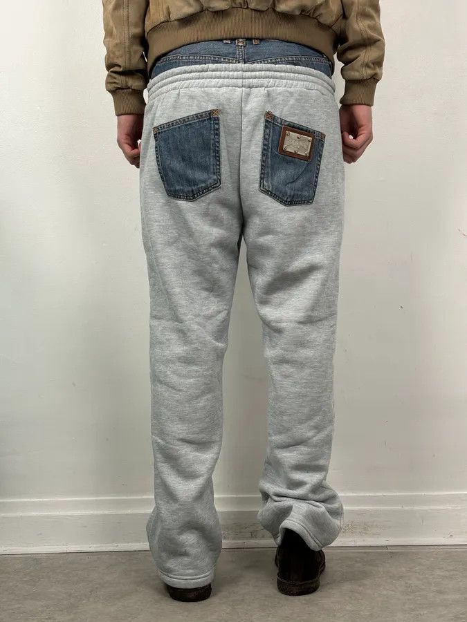 Dolce & Gabbana SS2006 Dolce & Gabbana Beige Denim Hybrid Jogger Pants Size US 32 / EU 48 - 5 Thumbnail