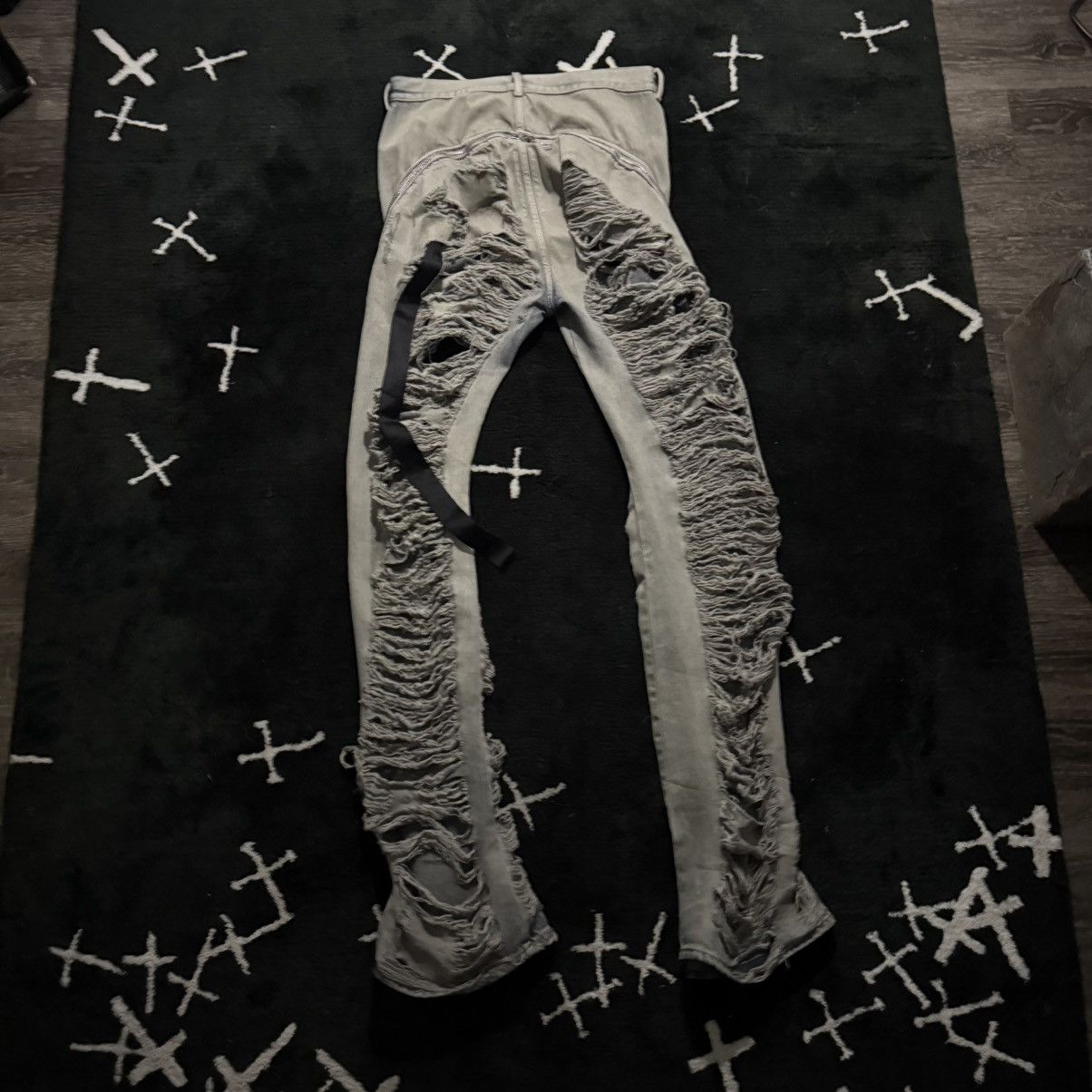 Rick Owens FW23 - Bolan Banana Hustler Shredded Pants Size US 32 / EU 48 - 4 Thumbnail
