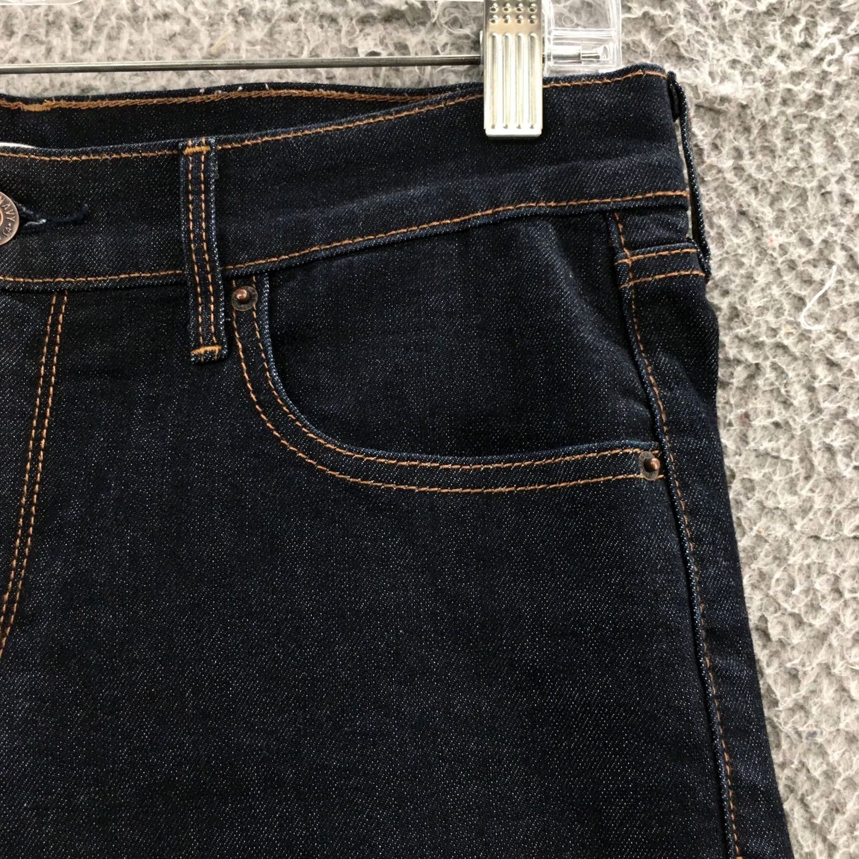 Old Navy Old Navy Original Skinny Jeans Womens 8 Blue Dark Wash Denim Zip Jeans 5-Pocket Regular Rise 32x31 Denim Slim Fit Womens Size 30" / US 8 / IT 44 - 5 Thumbnail