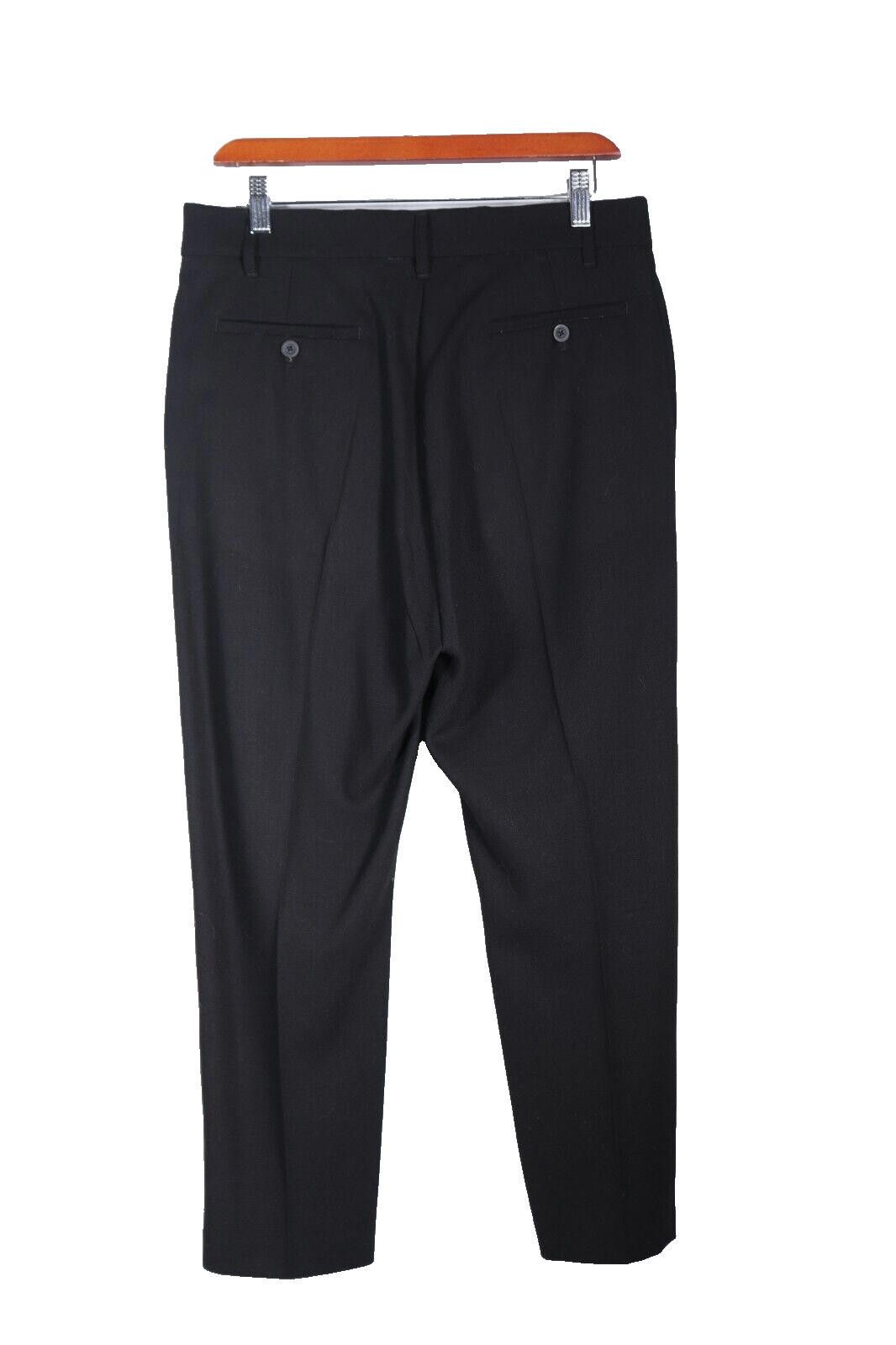 Rick Owens Rick Owens Women's Size 6 Black Cropped Wool Trousers Pants Size 28" / US 6 / IT 42 - 6 Thumbnail