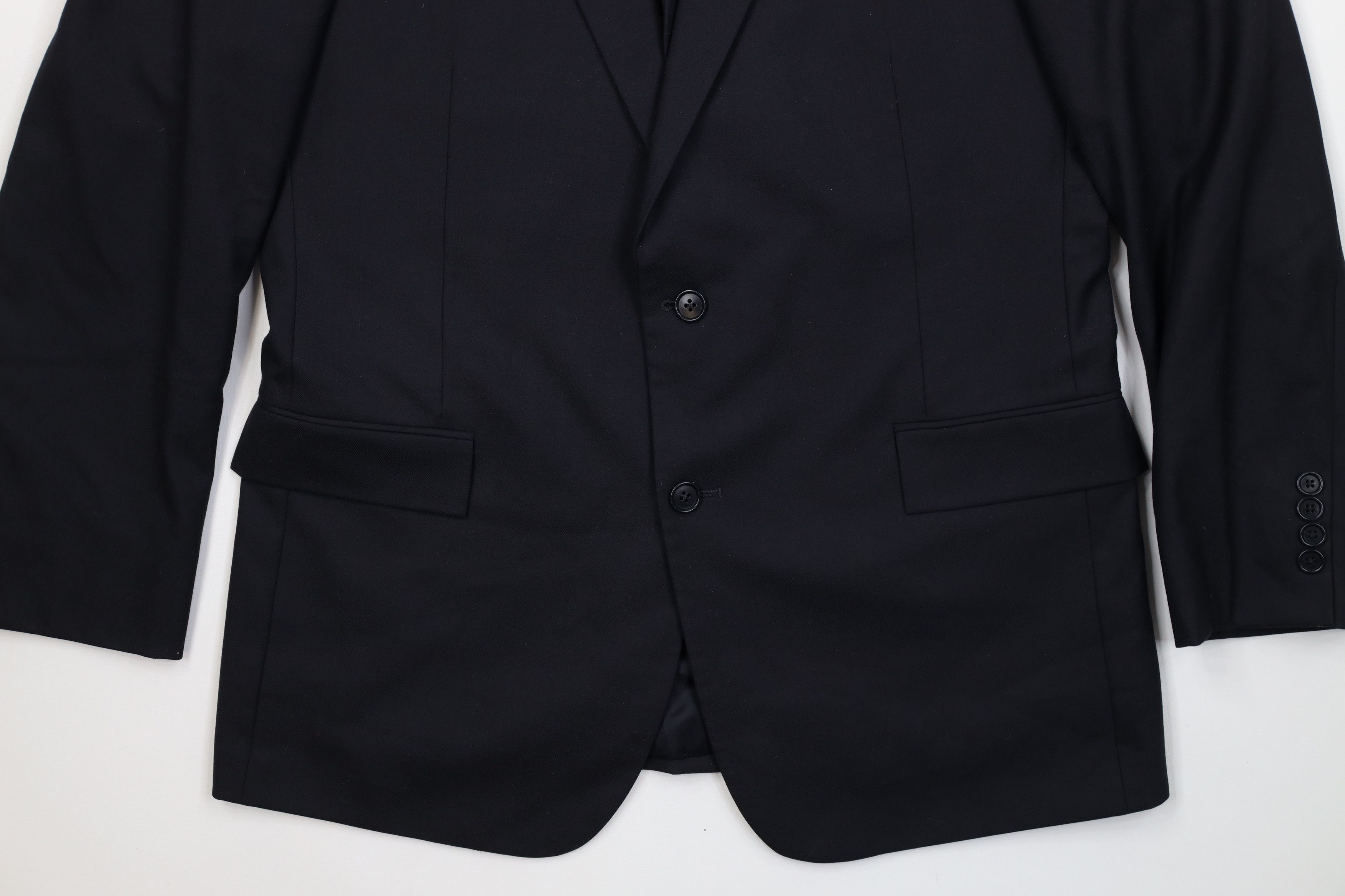 Brooks Brothers Brooks Brothers Mens Size 44L Wool 2 Piece Suit Wedding Navy Size 44L - 4 Thumbnail