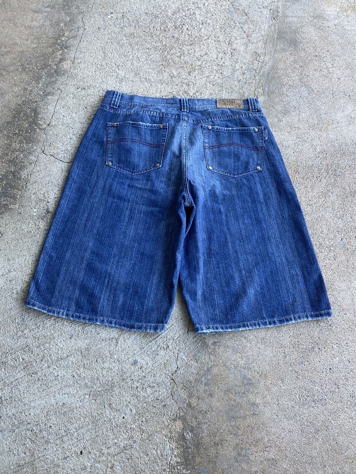 JNCO × Southpole × Vintage Vintage Y2K Baggy Southpole Style Jorts Jean Shorts Size US 36 / EU 52 - 6 Thumbnail