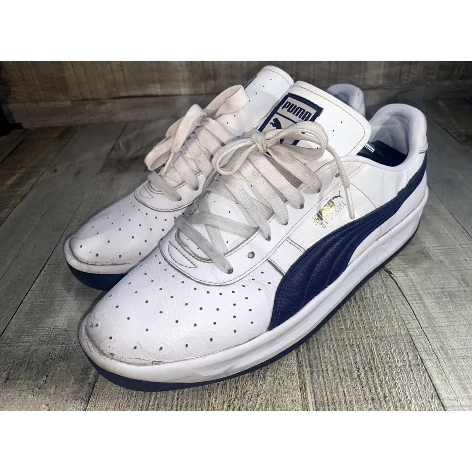 Puma MENS PUMA GV SPECIAL SHOE 366613-06 PUMA WHITE/ PEACOAT 11.5 Size US L / EU 52-54 / 3 - 3 Thumbnail