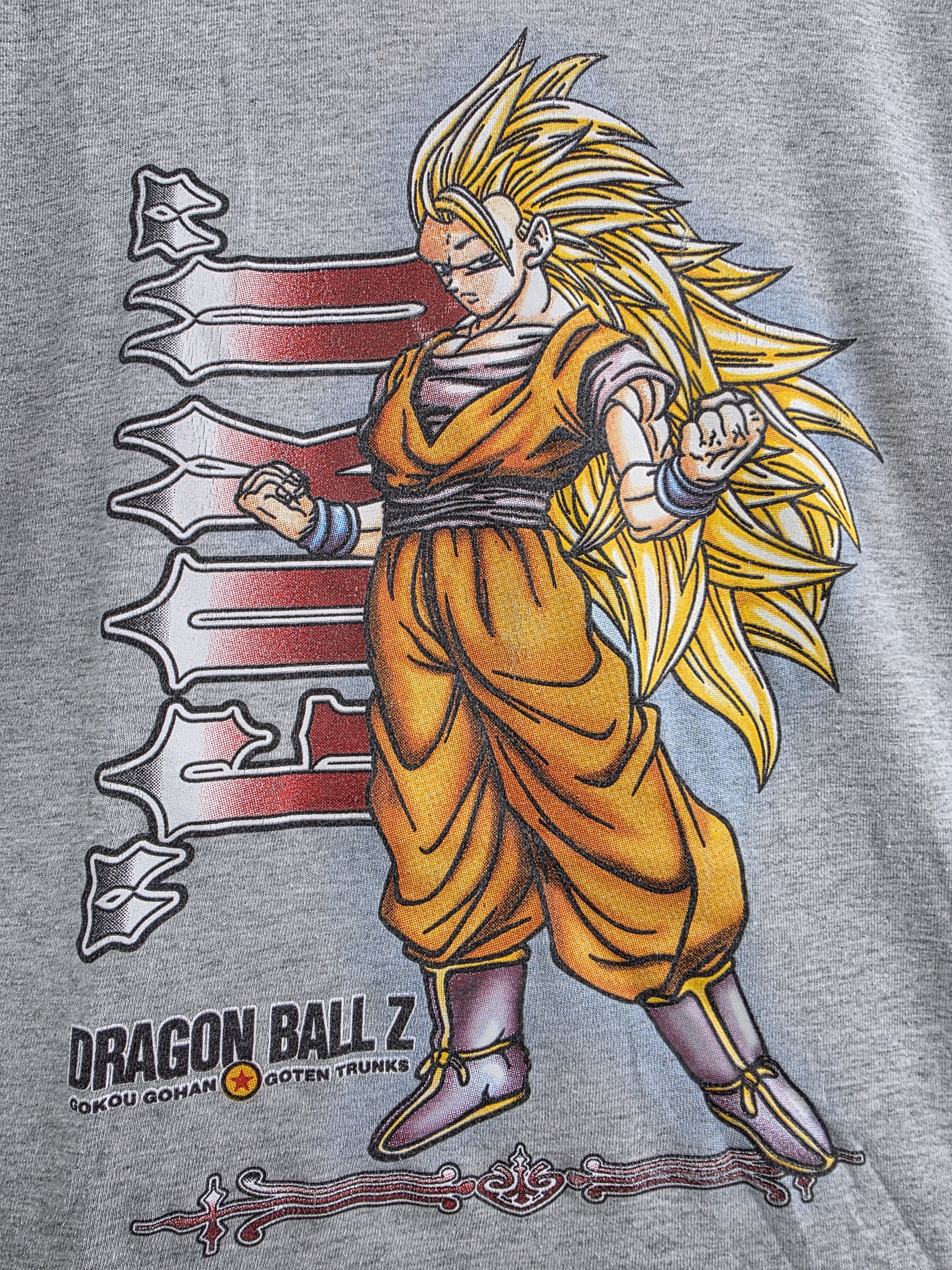 Anime × Vintage 90s Dragon Ball Z Goku Anime tee M 20.5" 28.5" Size US M / EU 48-50 / 2 - 3 Thumbnail