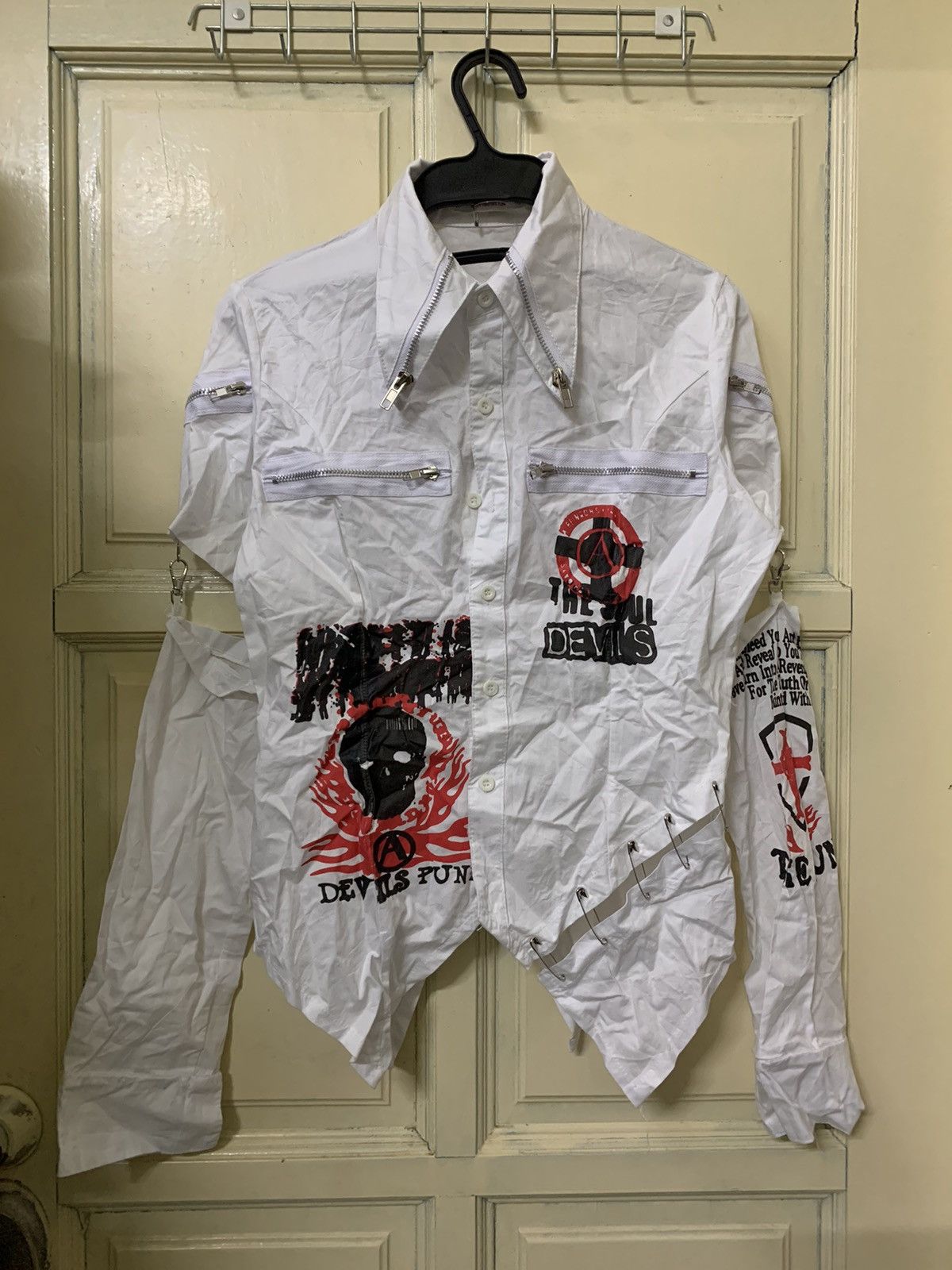 💥Final💥Japanese Designer Gothic Lolita Punk Shirt