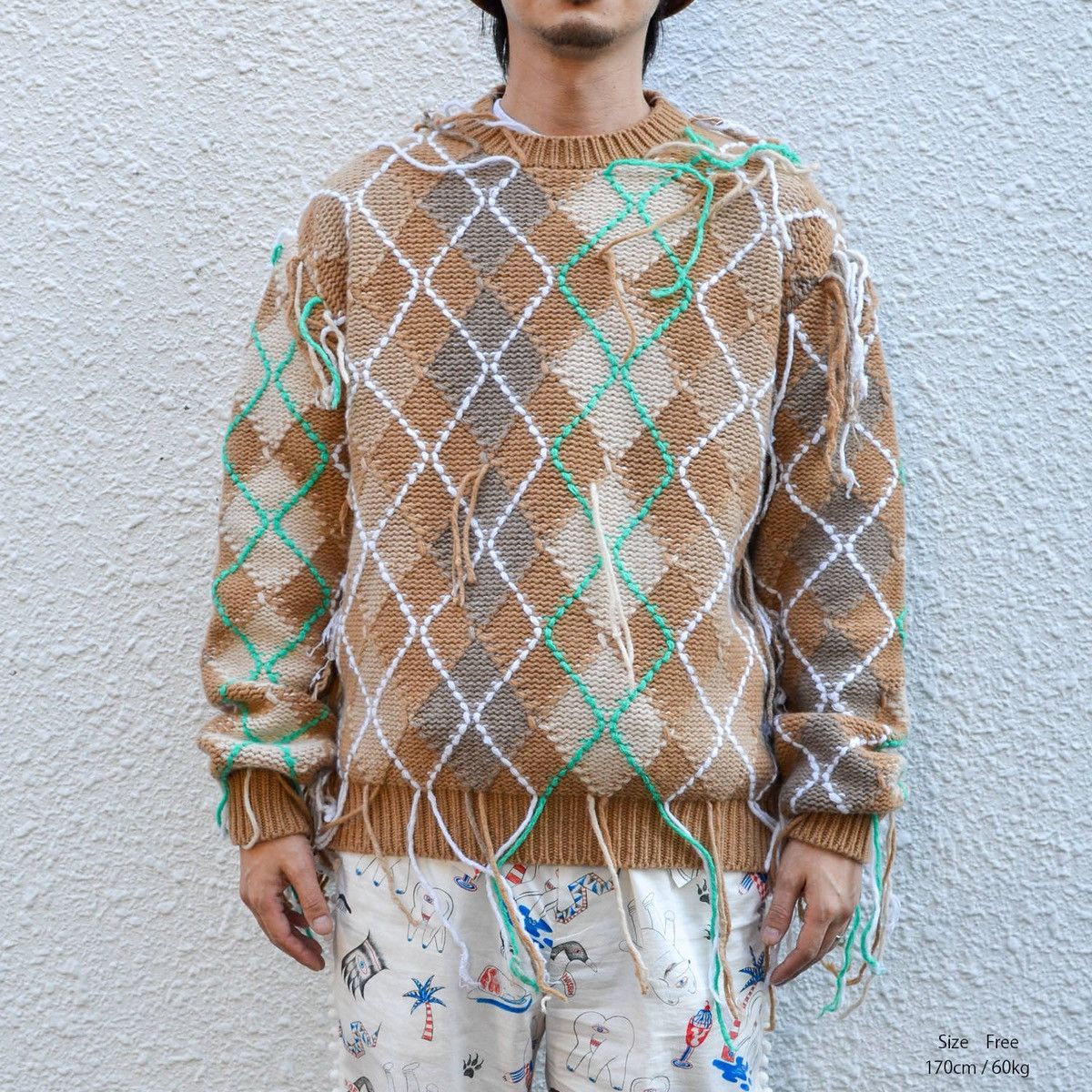 Midorikawa corgi wool knit