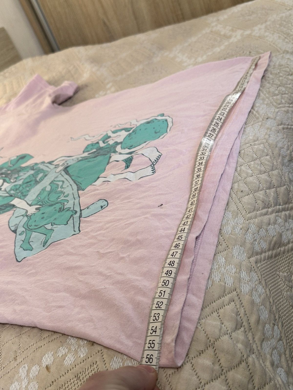 Anime 🔥 Omori Aubrey SMASH Pink Anime Game Japan Faded T Shirt Size US L / EU 52-54 / 3 - 13 Thumbnail