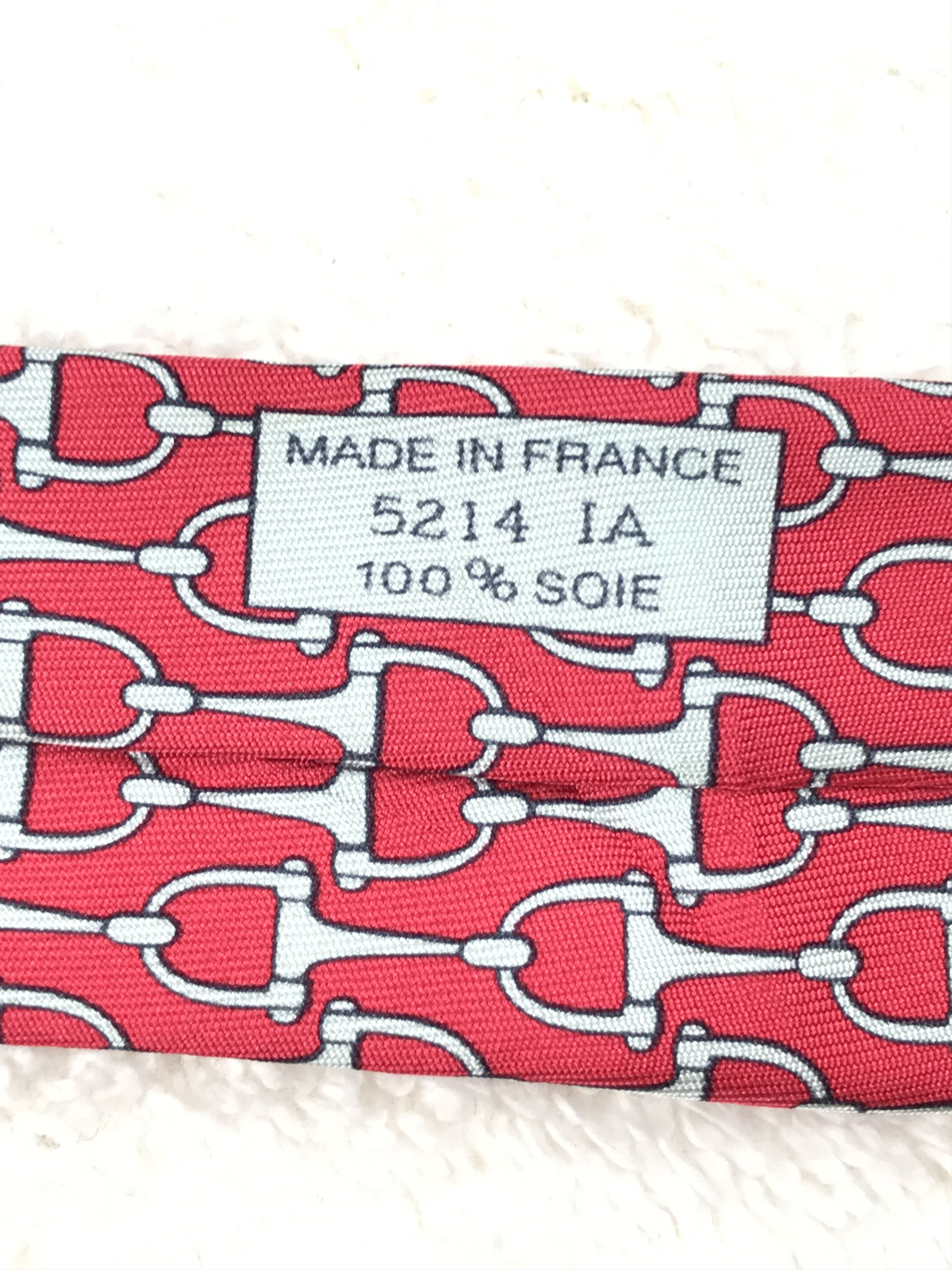 Hermes Vintage Hermes Silk Necktie Size ONE SIZE - 6 Thumbnail