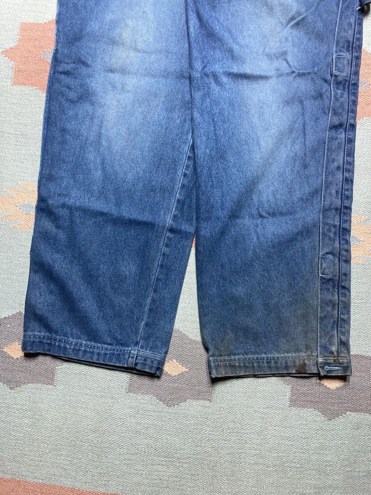JNCO × Vintage y2k baggy jeans carpenter wide skate hip hop JNCO rave 38x32 Size US 38 / EU 54 - 5 Thumbnail