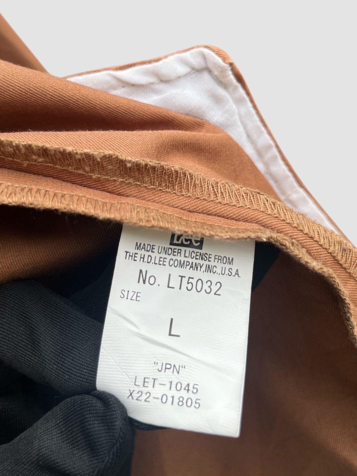 Lee Lee Sanforized Outerwear No Collar Chore Jacket Size US L / EU 52-54 / 3 - 9 Thumbnail