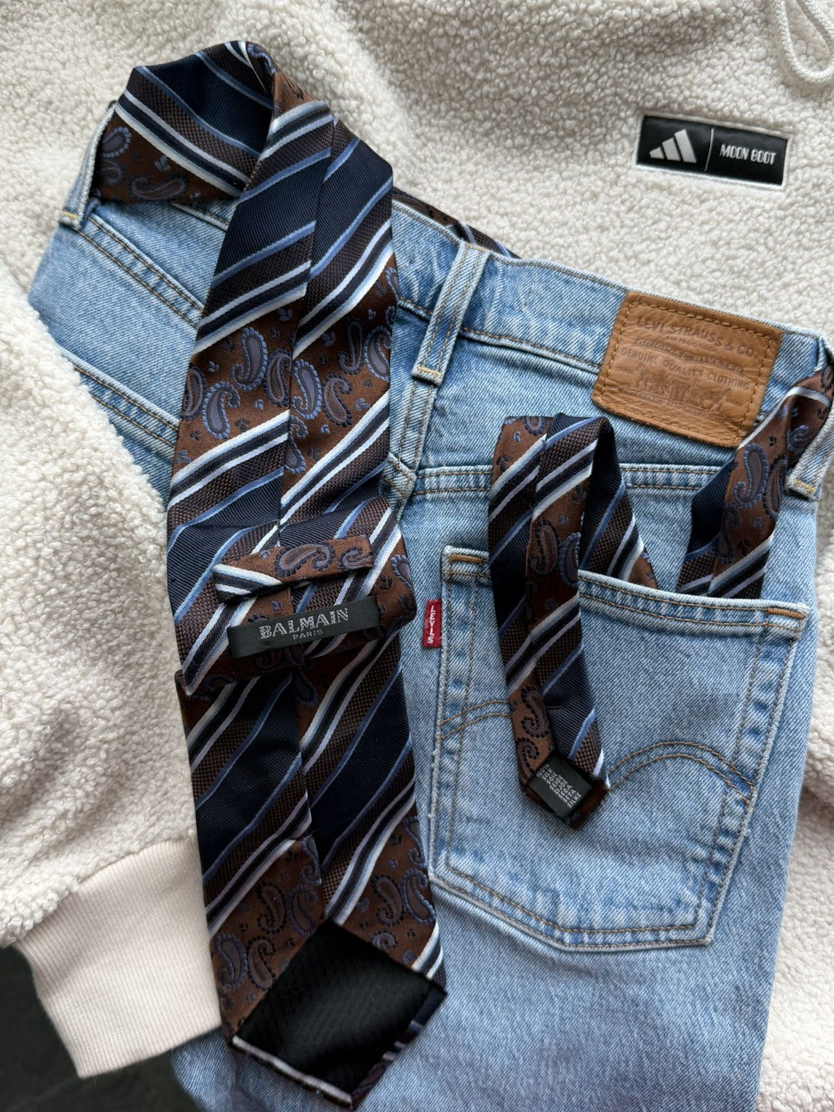 Balmain Vintage tie balmain paris silk Size ONE SIZE - 2 Thumbnail