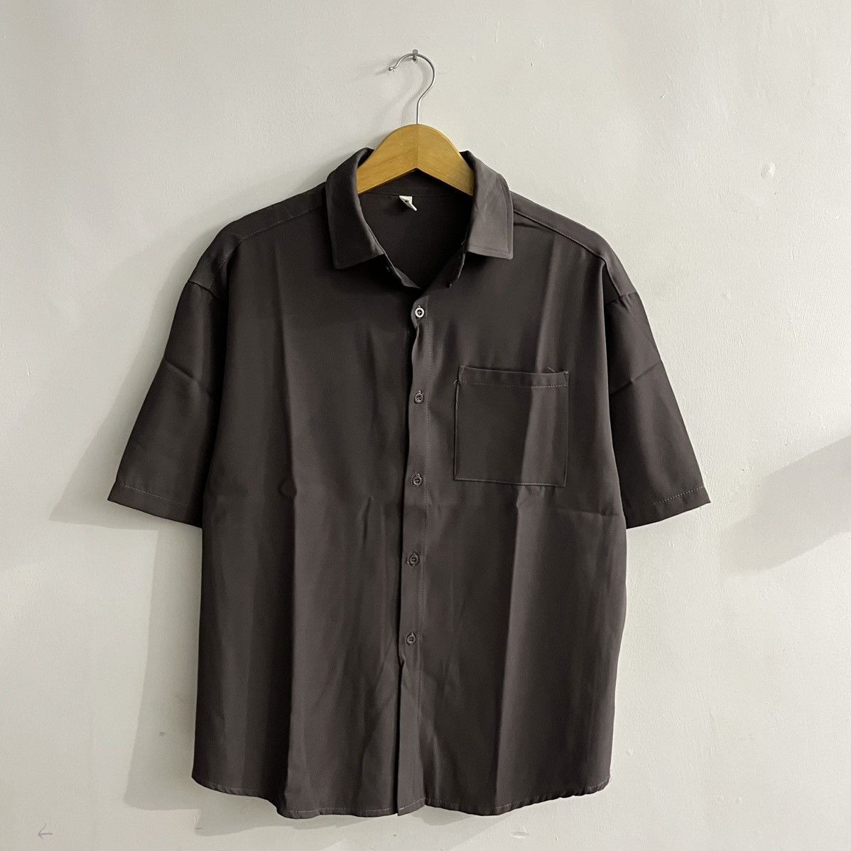 Japanese Brand Unknown - Basic Minimalist Button Up Shirt Size US M / EU 48-50 / 2 - 1 Thumbnail