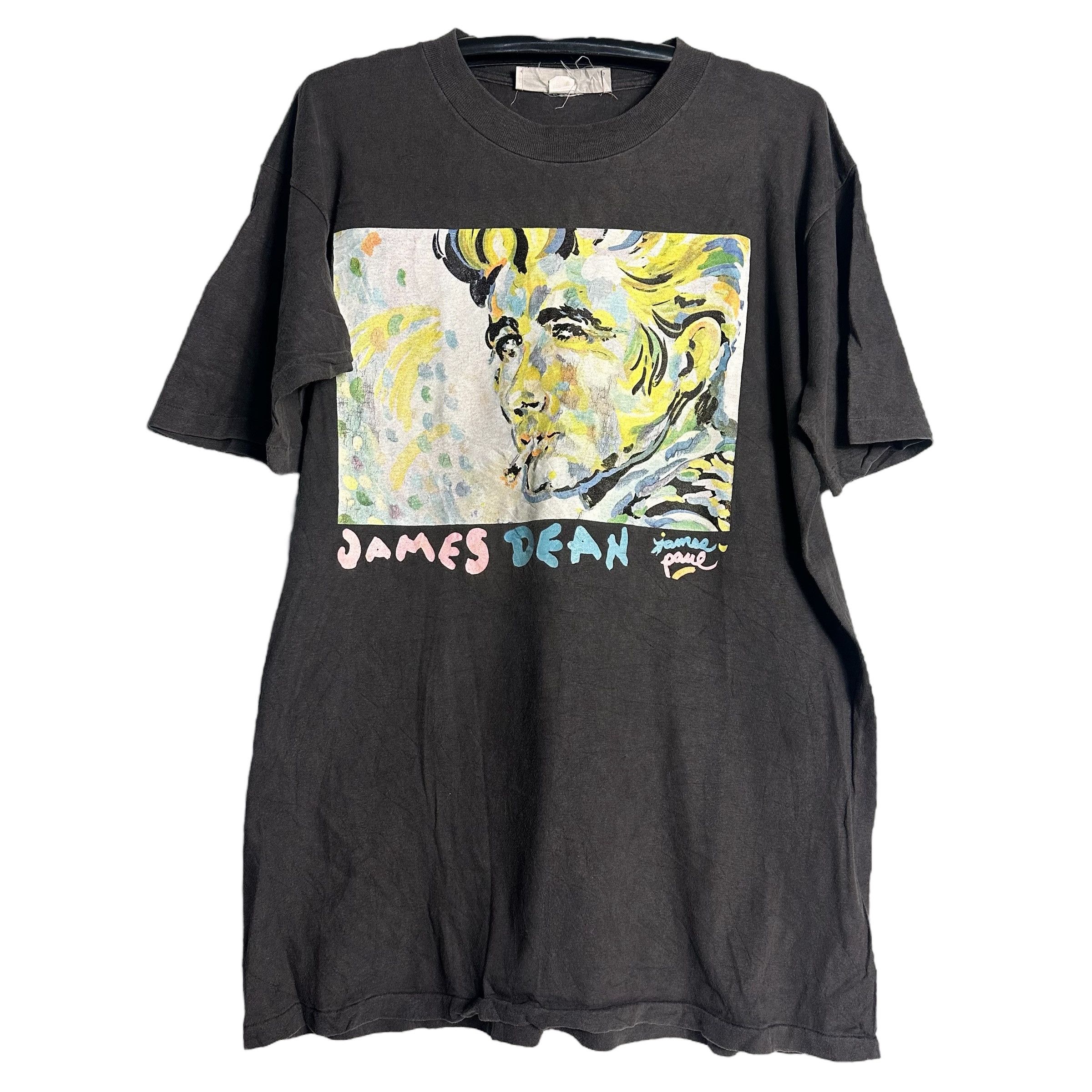 Vintage 🔥RARE🔥Vintage James Dean Pop Art T-shirt Single Stich Size US L / EU 52-54 / 3 - 1 Thumbnail