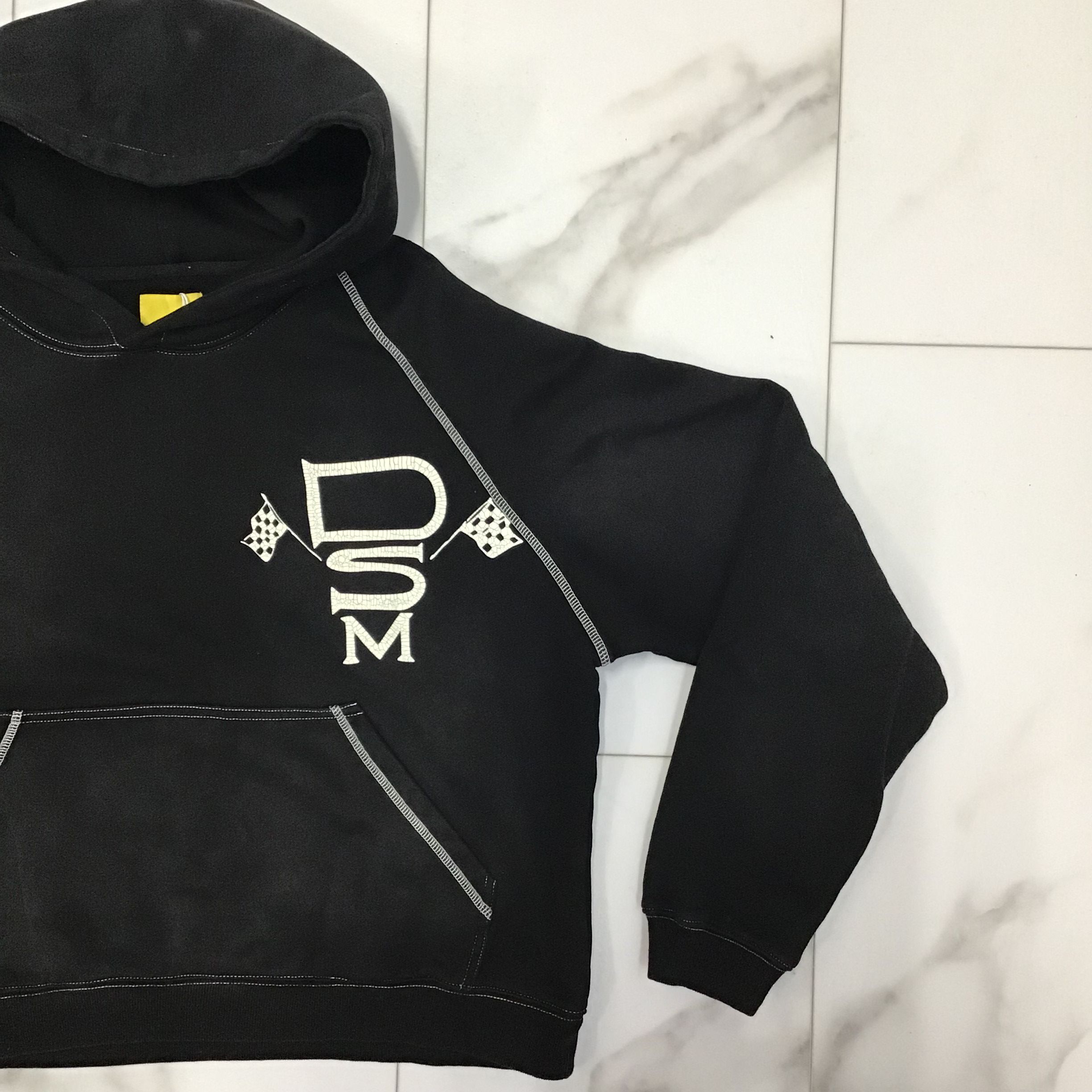 Diet Starts Monday DIET STARTS MONDAY Contrast Stitch Hoodie Vintage Black Size US M / EU 48-50 / 2 - 3 Thumbnail