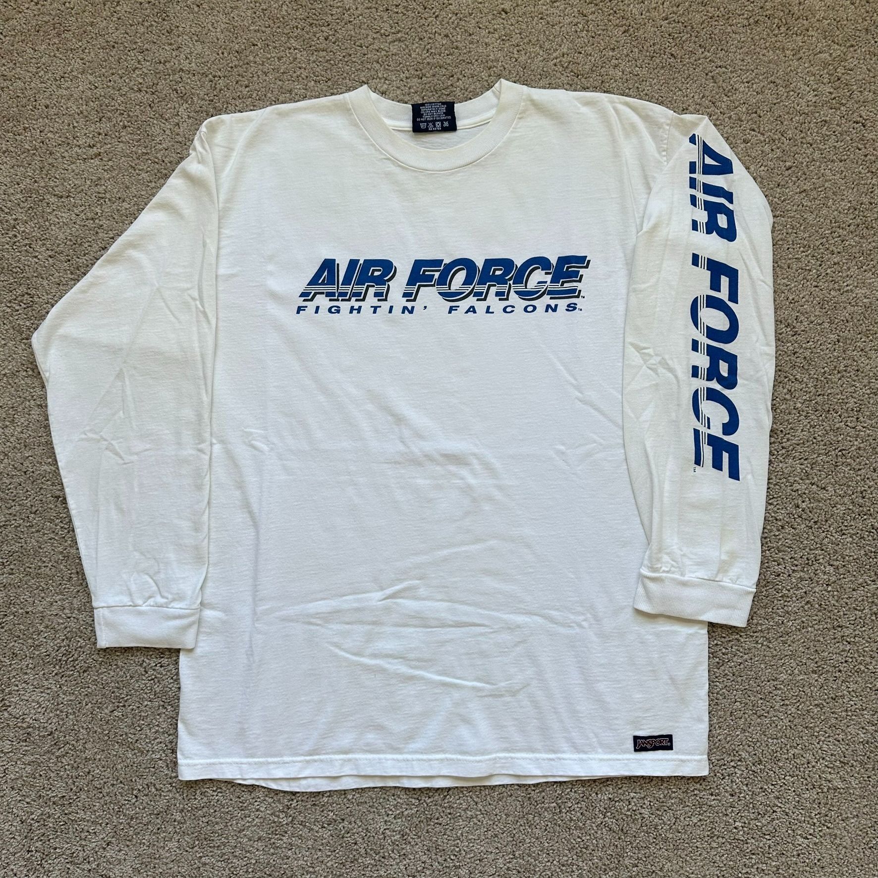 Jansport Vintage USAFA Air Force Falcons T-Shirt Long Sleeve Military Size US L / EU 52-54 / 3 - 1 Thumbnail