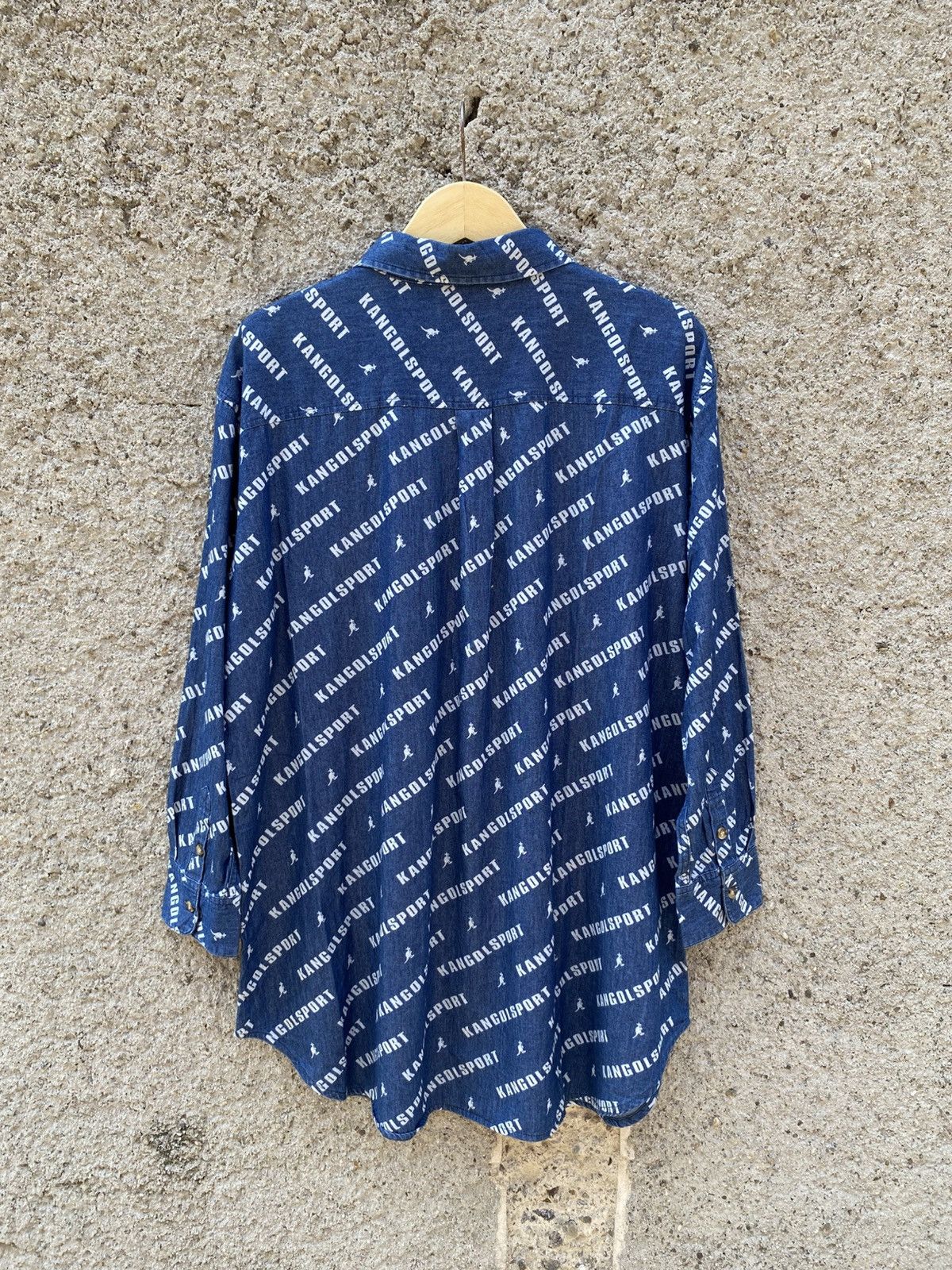 Kangol Rare Kangol Over Print Button Shirt Size US L / EU 52-54 / 3 - 9 Thumbnail