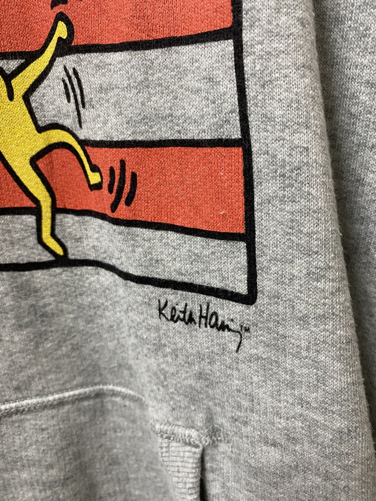 Keith Haring Keith Haring Art Flag Hodie Gray Colour Size US M / EU 48-50 / 2 - 4 Thumbnail