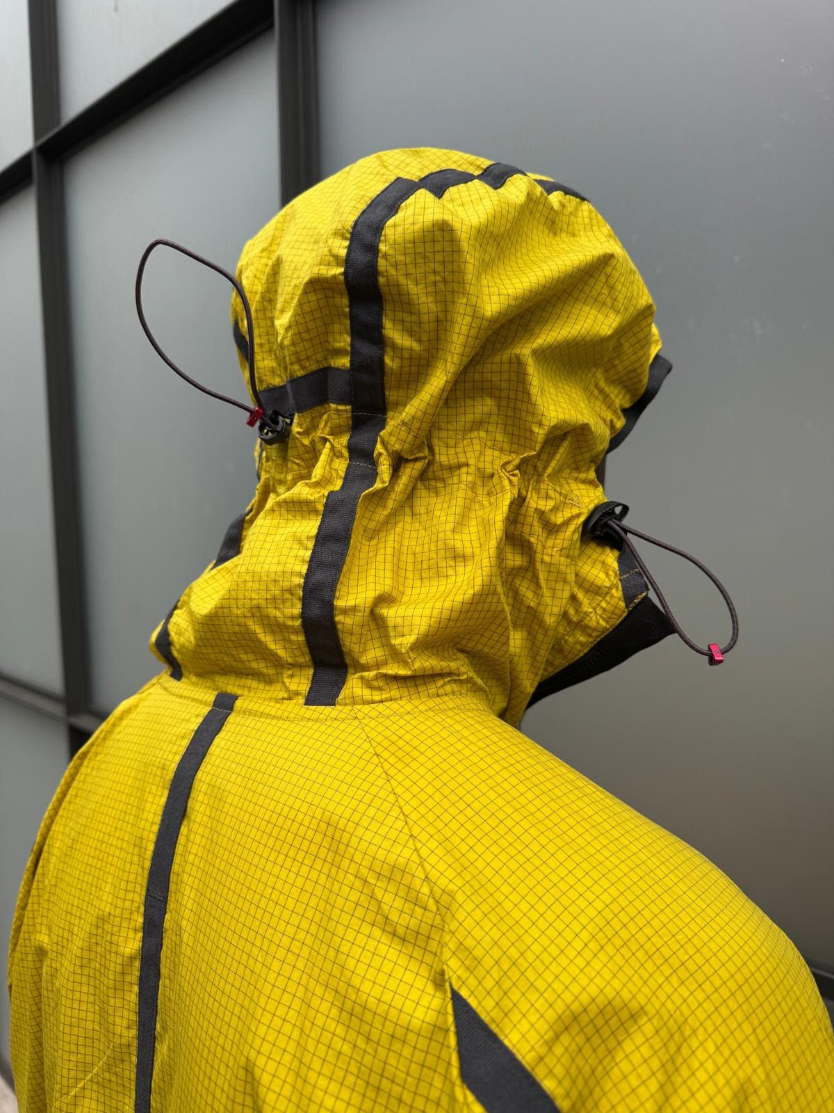 Designer Klattermusen Bright Yellow Rip Stop Asymmetric Zip Jacket Size US M / EU 48-50 / 2 - 7 Thumbnail