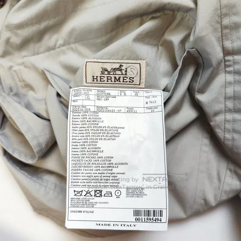 Hermes Hermes Gray Double-faced Casual Suit Size 48R - 7 Thumbnail