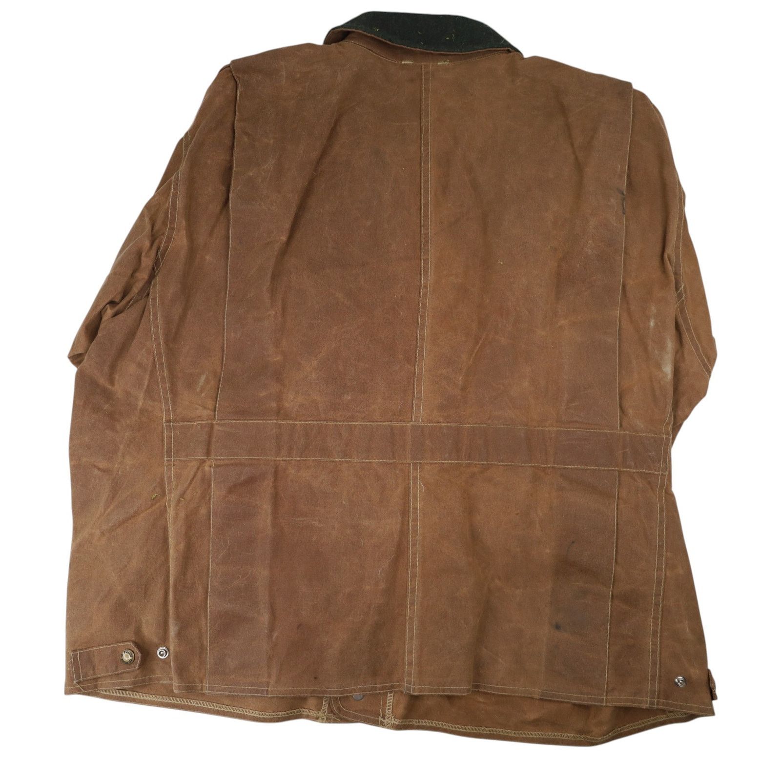 Filson × Vintage Vintage Filson 620 Tin Cloth Waxed Canvas Cruiser Jacket Size US XL / EU 56 / 4 - 14 Thumbnail