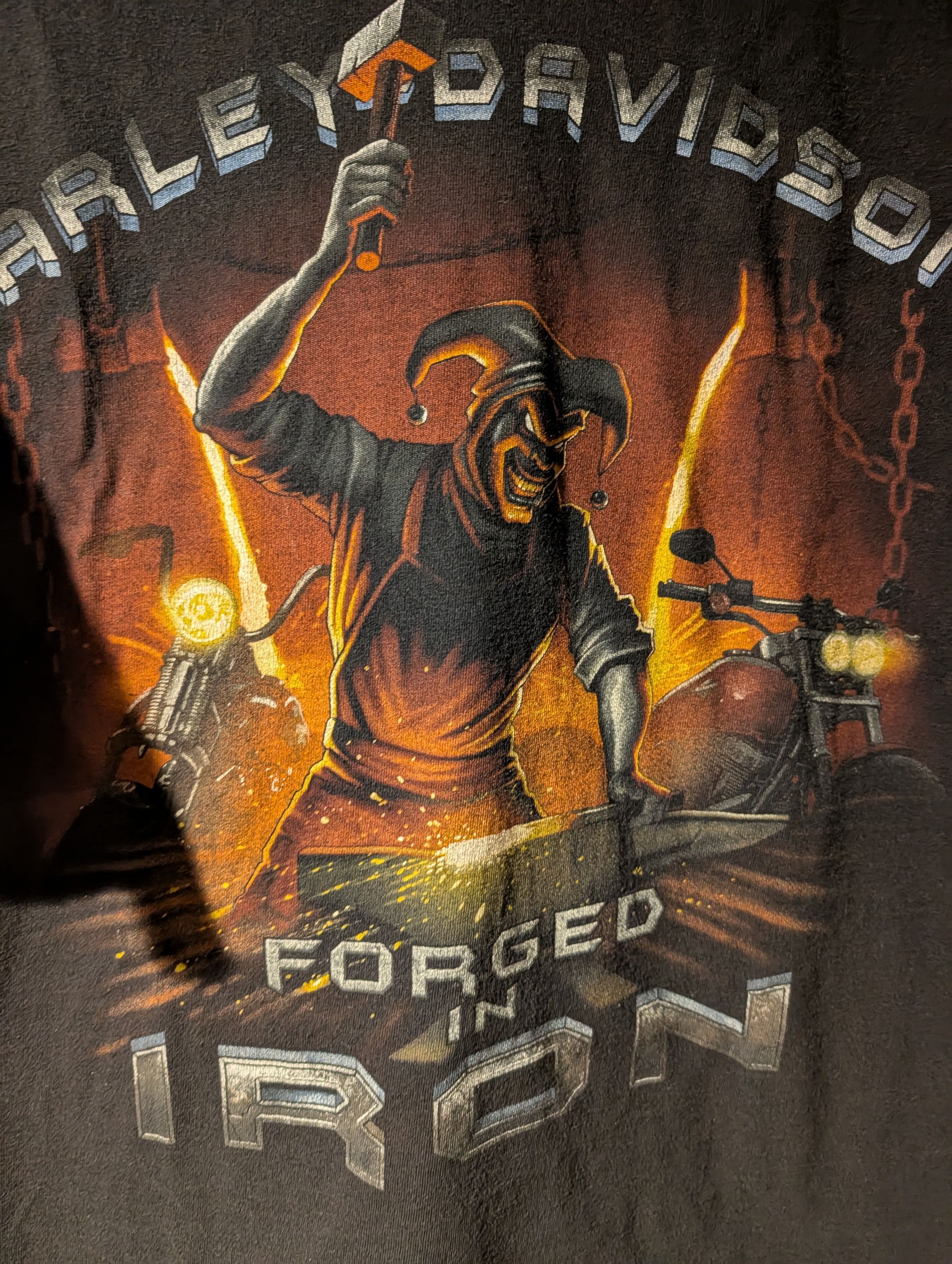Harley Davidson Harley Davidson T-Shirt Jester Forged In Iron Murfreesboro Size US XXL / EU 58 / 5 - 2 Thumbnail
