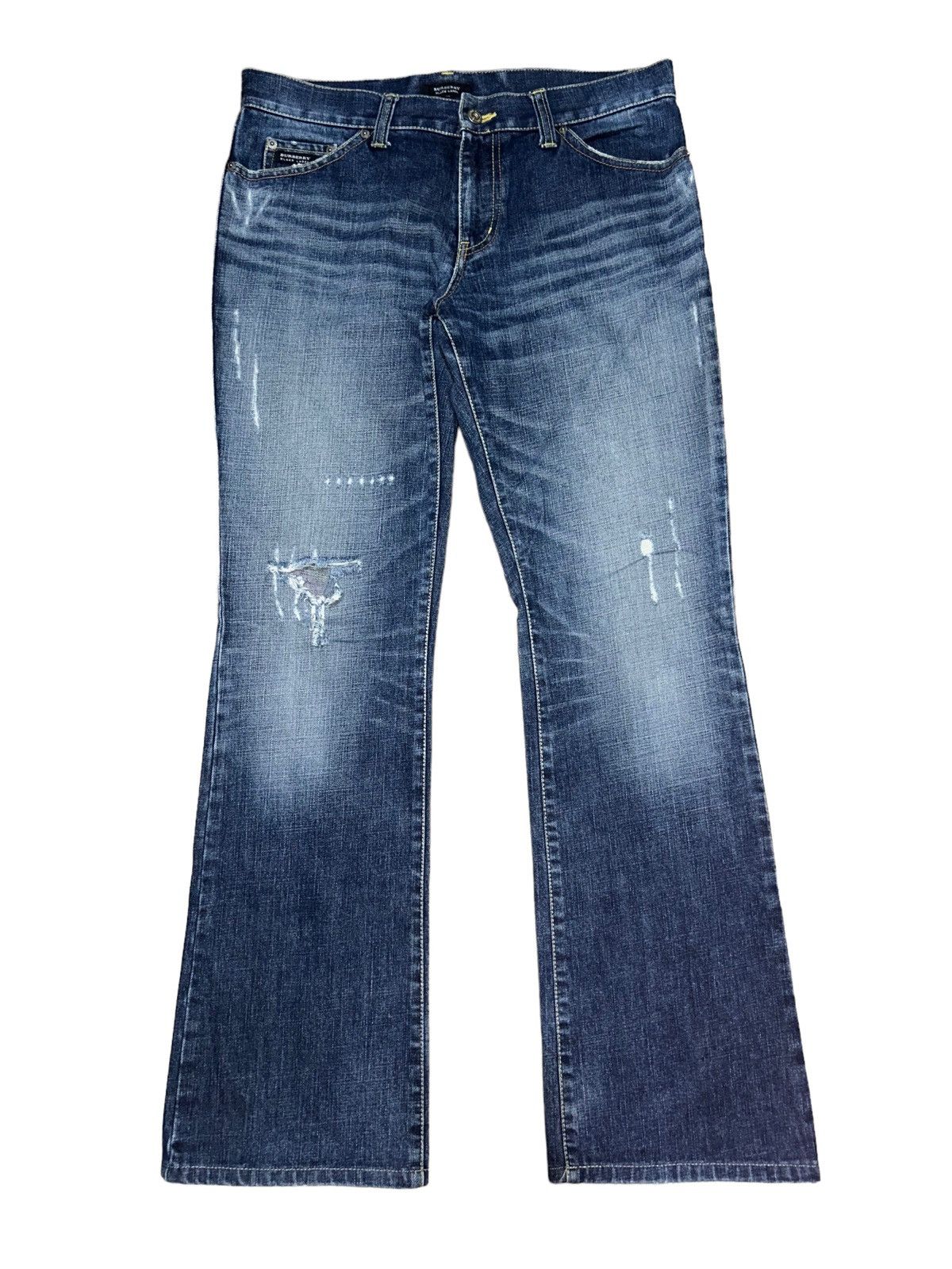 Burberry Burberry Flared Distressed Jeans Size US 34 / EU 50 - 1 Thumbnail