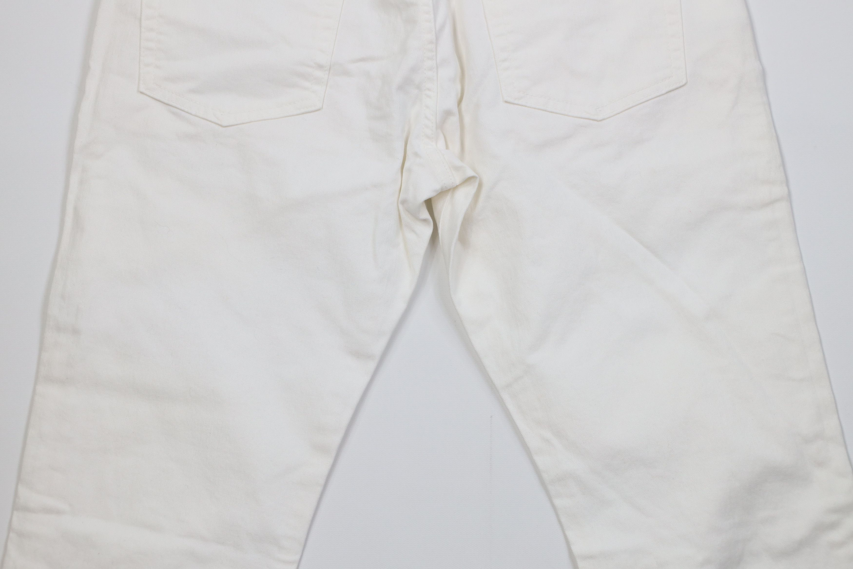 Gap Deadstock Vintage Y2K Gap Straight Leg Denim Jeans White Size US 33 - 11 Thumbnail