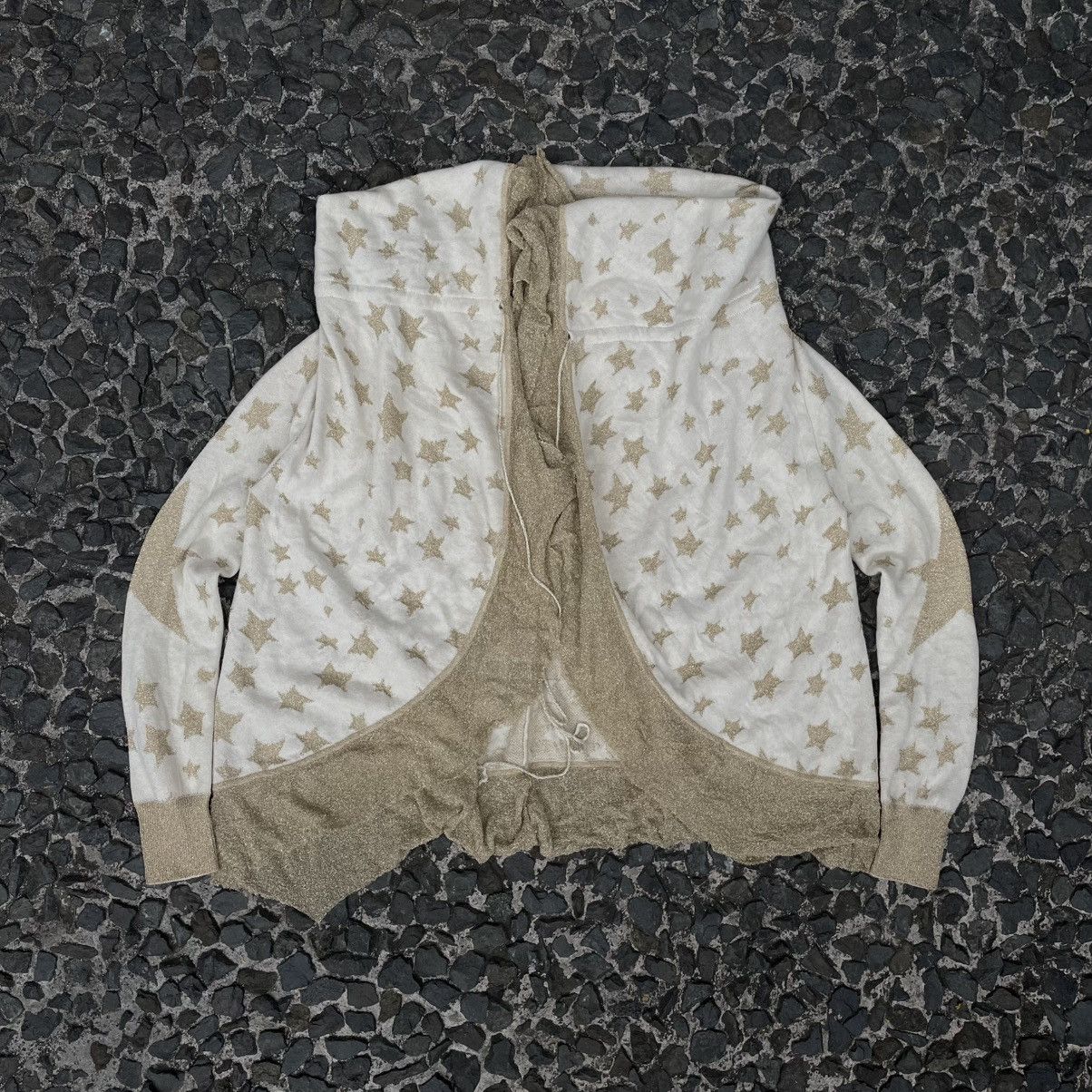 Tsumori Chisato Tsumori Chisato gold shimmer Knit Cardigan Size M / US 6-8 / IT 42-44 - 2 Thumbnail