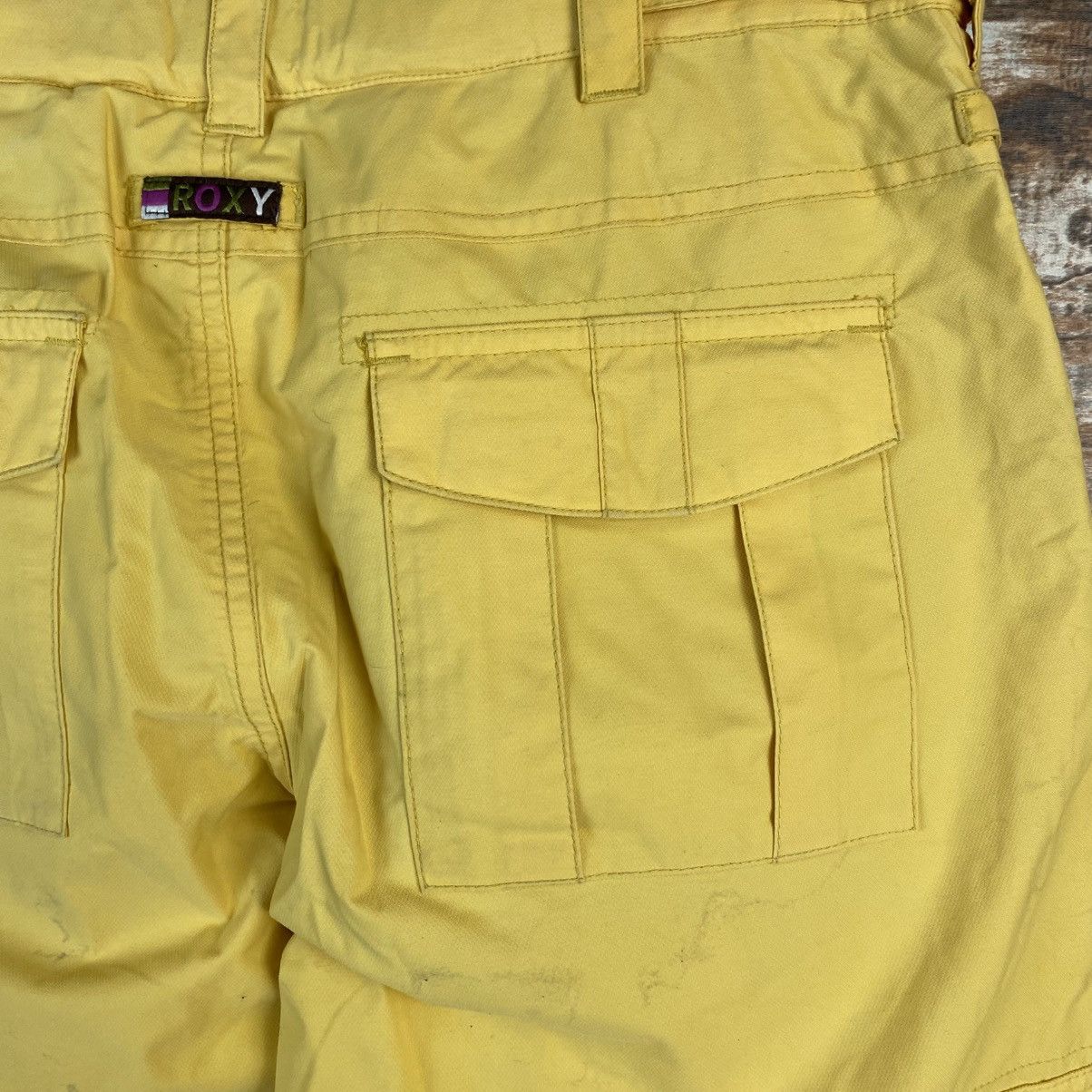 Japanese Brand DL Roxy Winter Sport Yellow Pants #C1123 Size 26" / US 2 / IT 38 - 21 Thumbnail