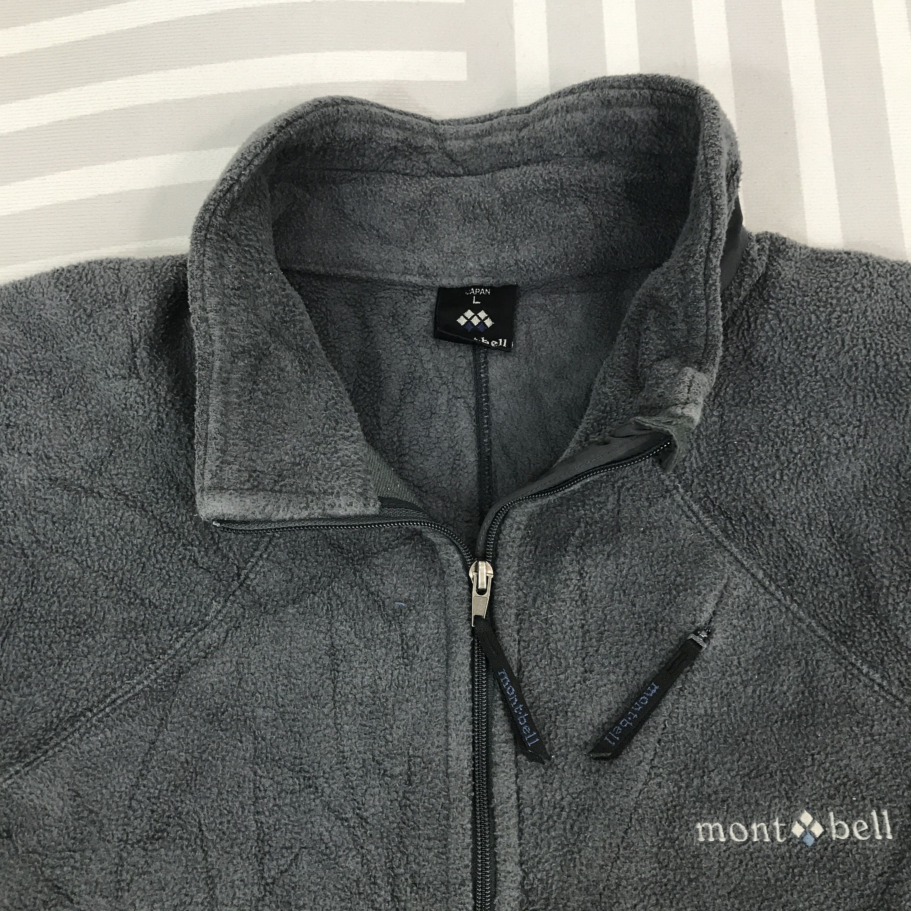 Montbell × Vintage Vintage Montbell outdoor fleece zipper Jacket Size US L / EU 52-54 / 3 - 7 Thumbnail