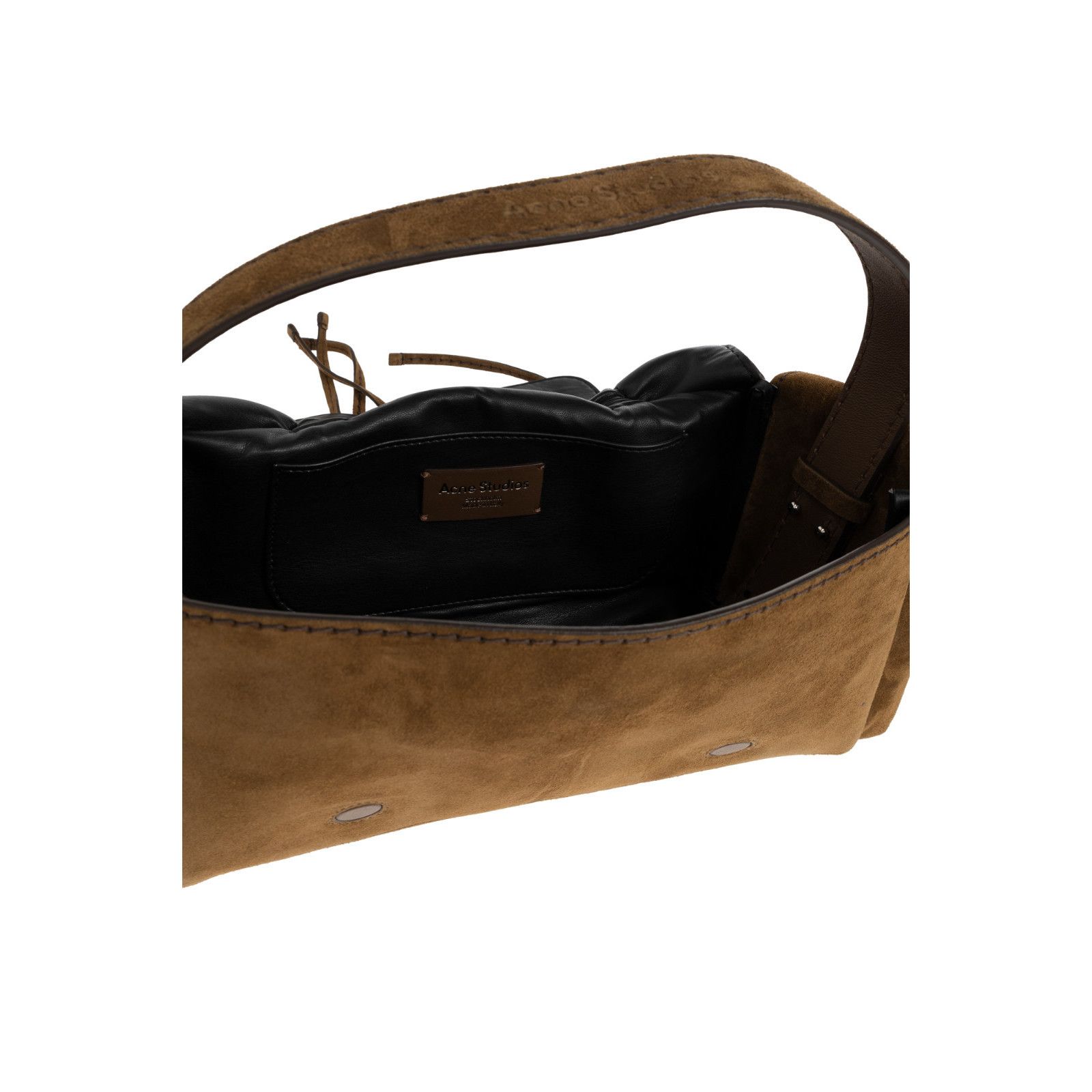 Acne Studios ACNE STUDIOS Multipocket Brown Suede Shoulder Bag New Size ONE SIZE - 4 Thumbnail