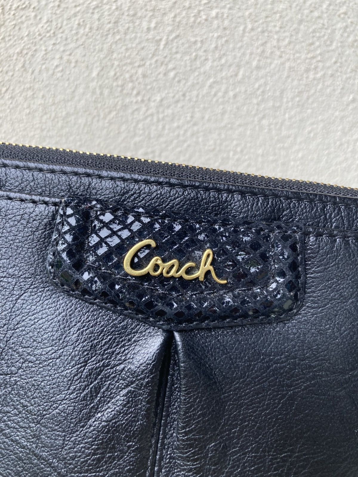 Coach Coach Madison Black Leather Wristlet Wallet Size ONE SIZE - 2 Thumbnail