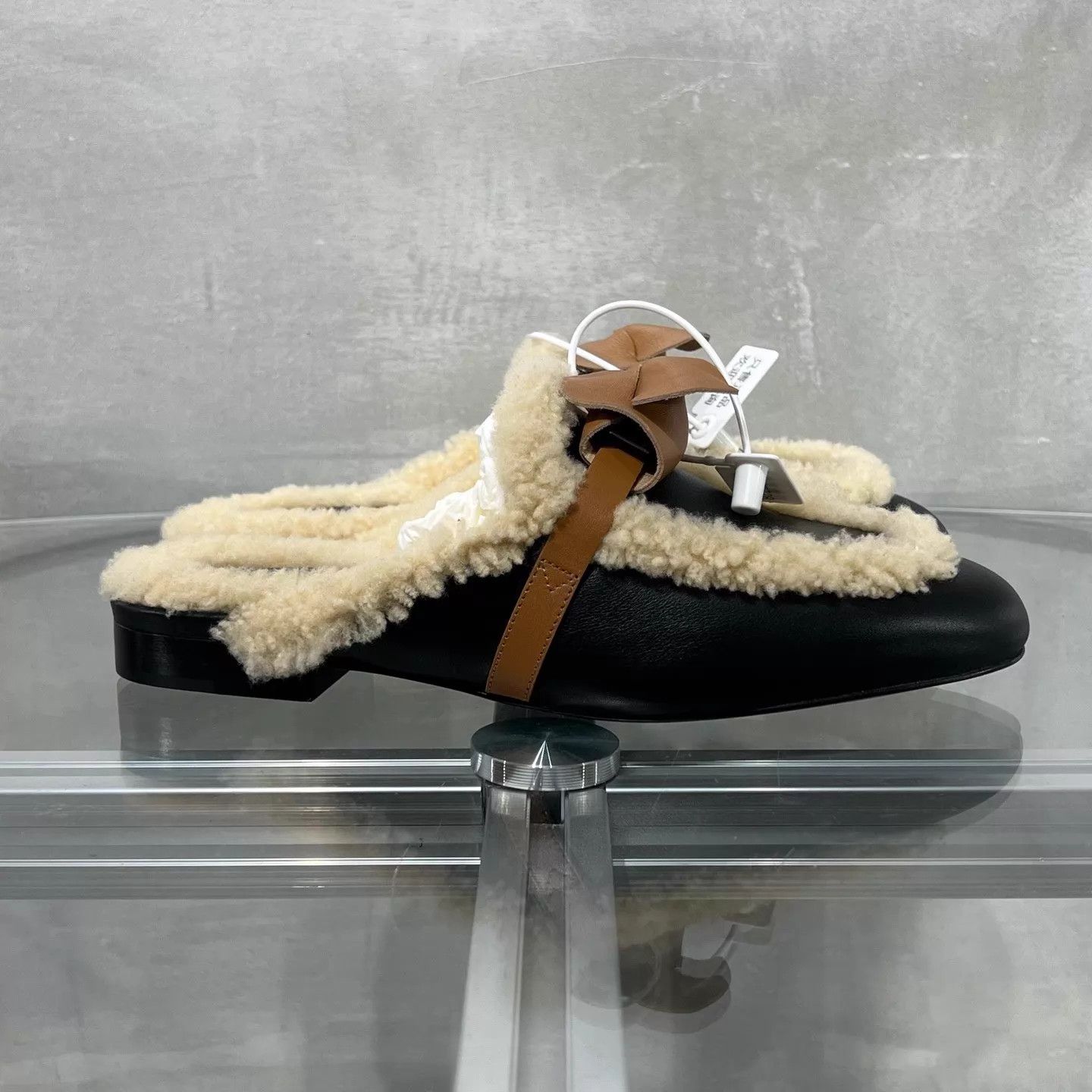 Hermes Hermes Oz colorblock lambskin mules 37 Size US 6.5 / IT 36.5 - 4 Thumbnail