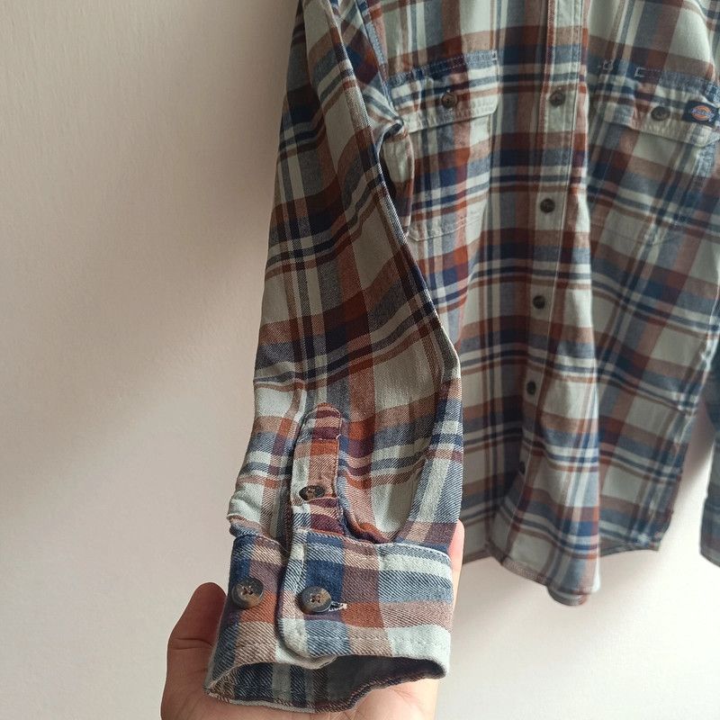 Dickies Dickies Flannel Plaid Shirt Mens Small S Pockets Long Sleeve Size US S / EU 44-46 / 1 - 7 Thumbnail