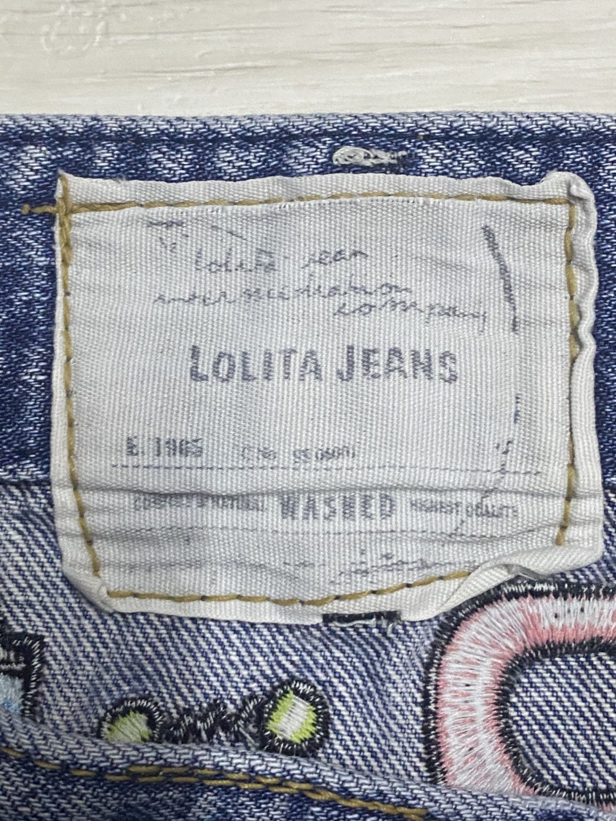 Japanese Brand Vintage Japanese Brand Lolita Embroidery Robot Spike Jeans Size US 31 - 18 Thumbnail