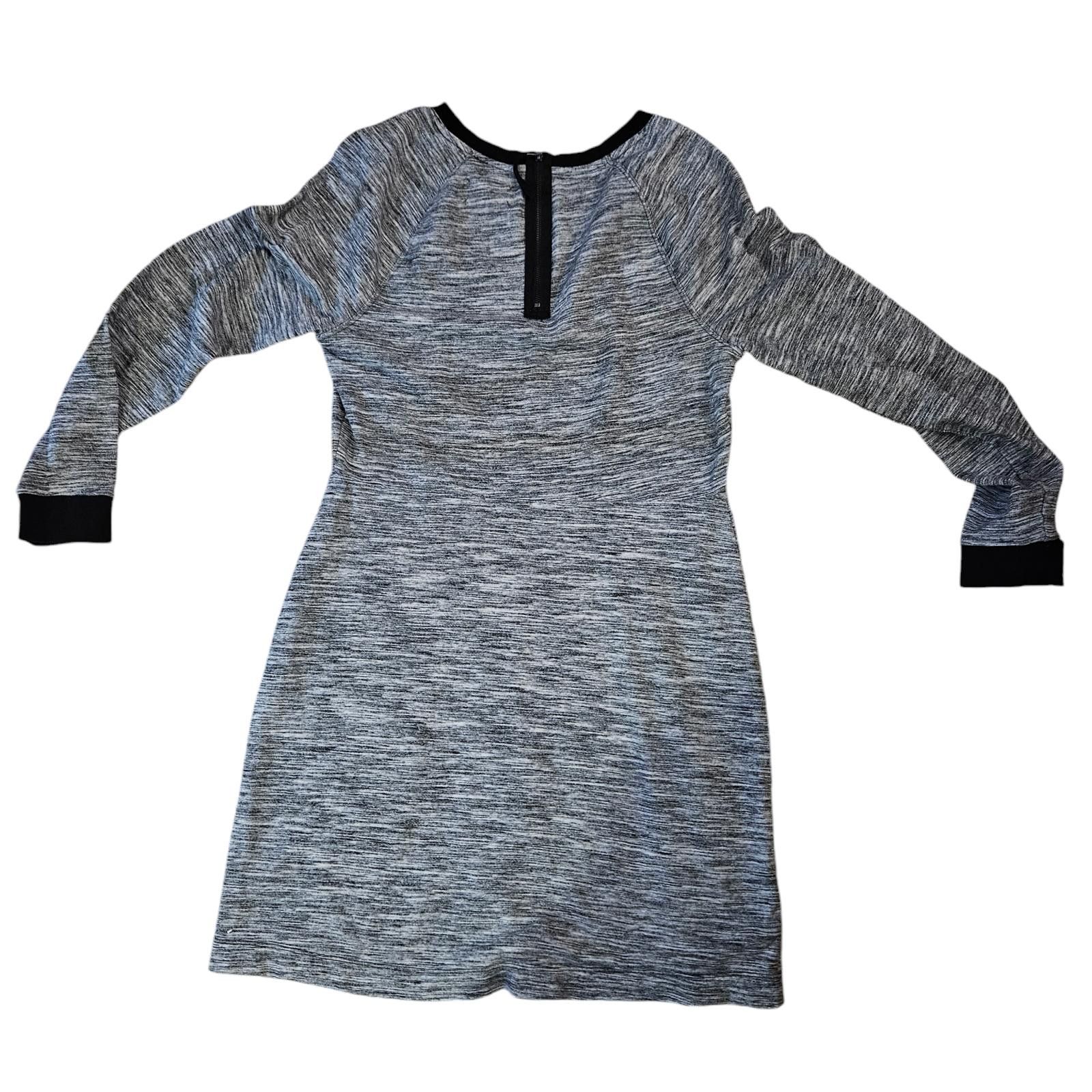 Designer Lou & Grey Women's Long Sleeve Marled Knit Dress, Size L Size L / US 10 / IT 46 - 1 Thumbnail