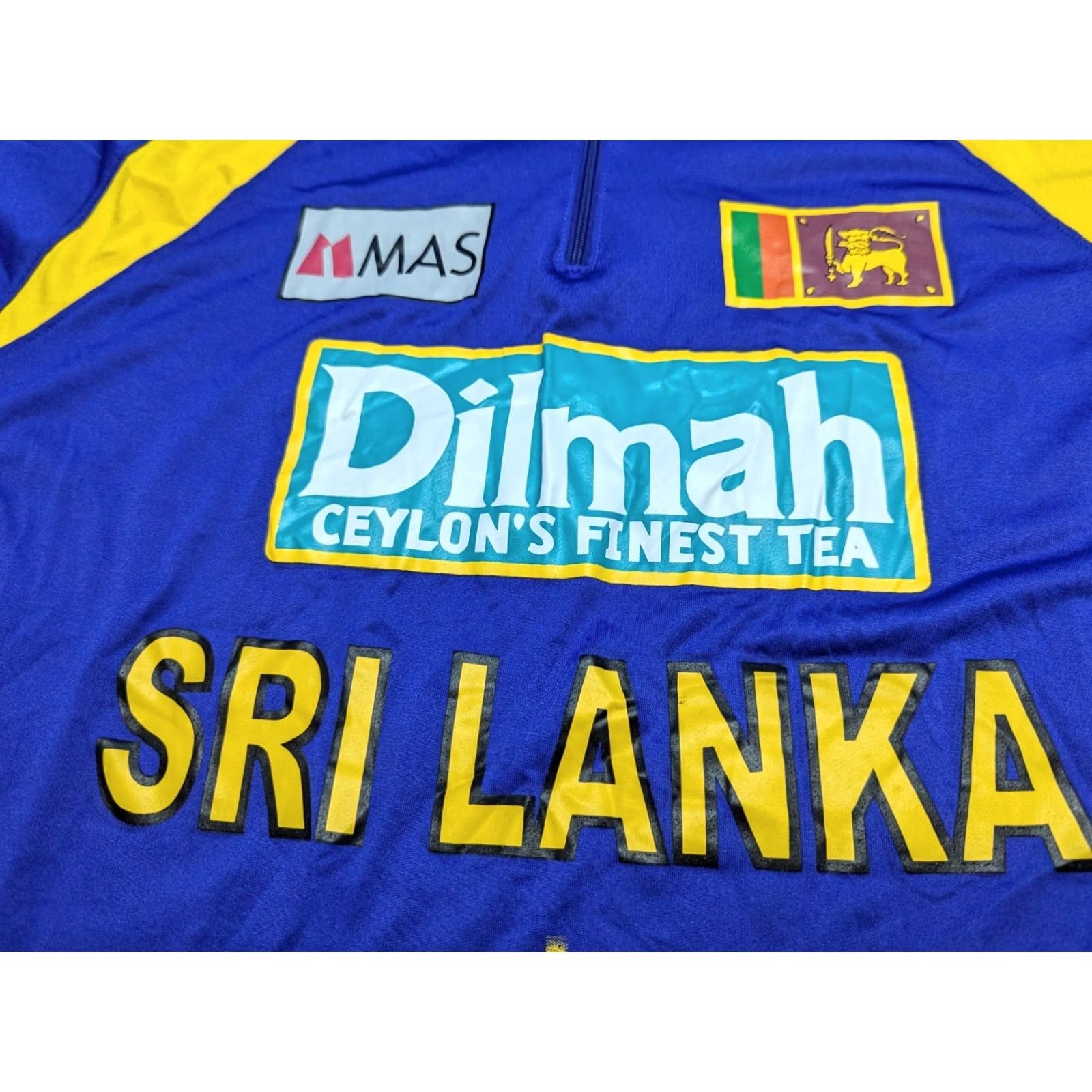 Vintage MAS SRI LANKA Cricket 1996 Championship Worldcup Jersey Mens Size L Short Sleeve T-Shirt Multicolor Polyester Sports Jersey Mens L Size US L / EU 52-54 / 3 - 4 Thumbnail