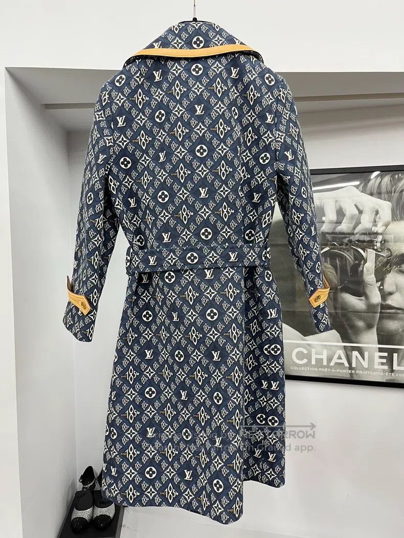 Louis Vuitton Louis Vuitton 1854 series blue presbyopic double-breasted Size XXS / US 00 / IT 34 - 3 Thumbnail