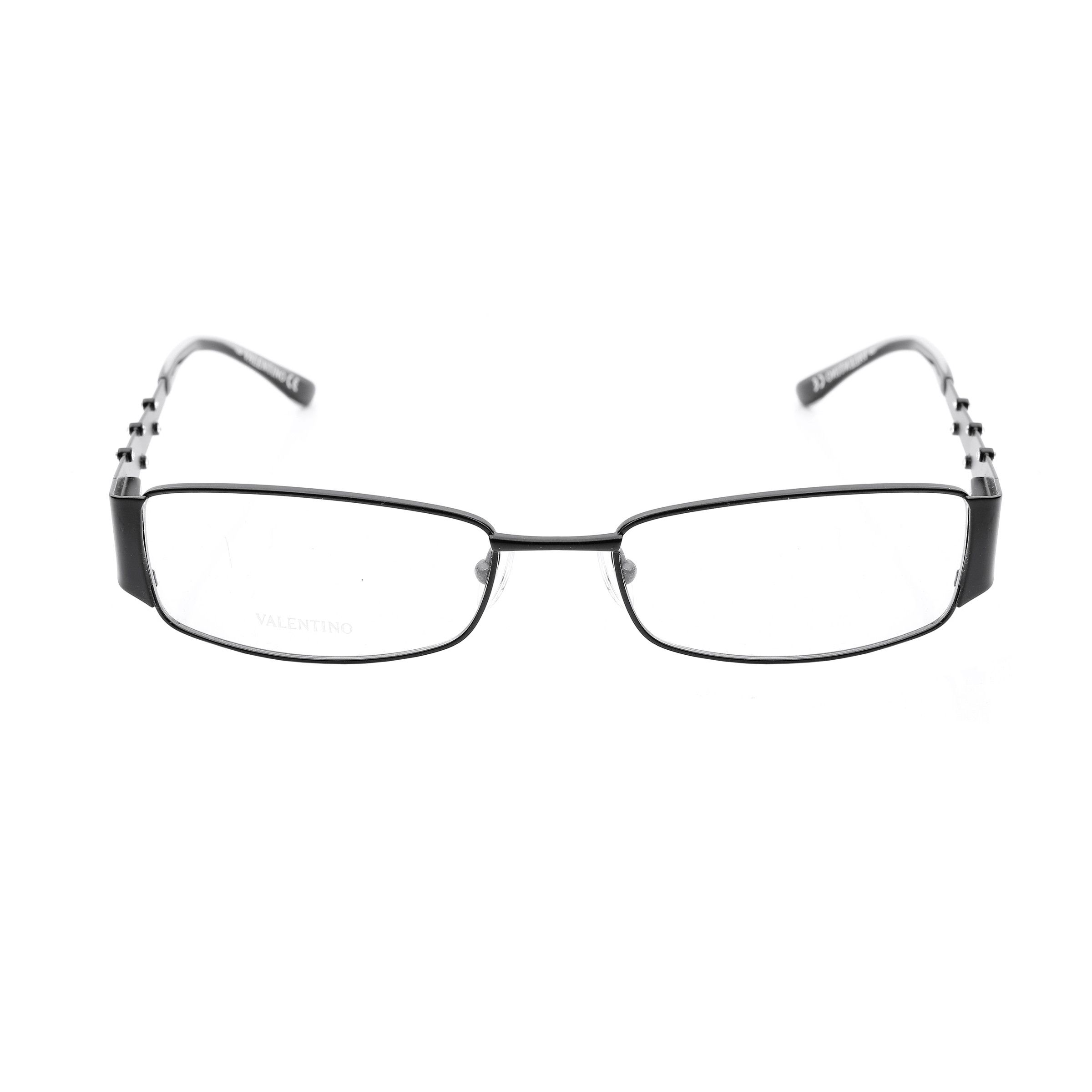 Valentino Valentino '90s Black & White Crystals Metal Glasses Size ONE SIZE - 2 Thumbnail