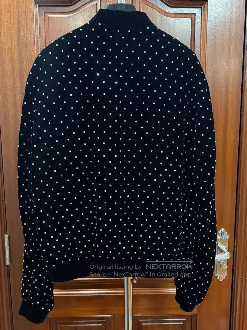 Saint Laurent Paris Saint Laurent Paris Black Velvet Starry Studs Jacket i Size US M / EU 48-50 / 2 - 2 Thumbnail
