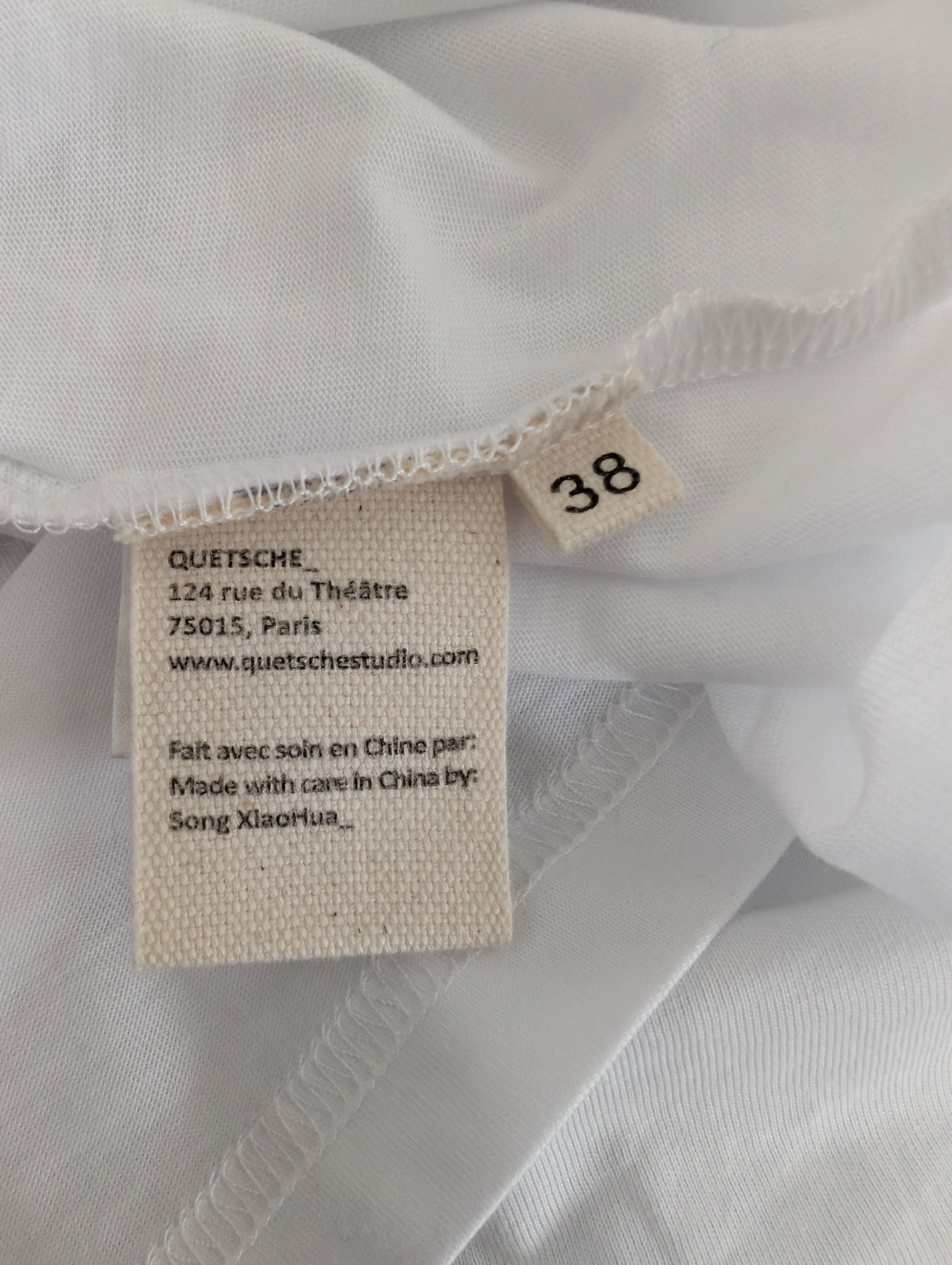 Other Quetsche “Hidden Dress” Layered T-Shirt/Sheer Tulle Overlay Size S / US 4 / IT 40 - 9 Thumbnail