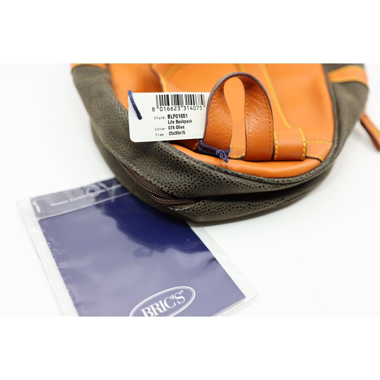 Bricks & Wood BRIC'S Life Small Travel Back Pack Leather Accents BLF01651 Size ONE SIZE - 7 Thumbnail
