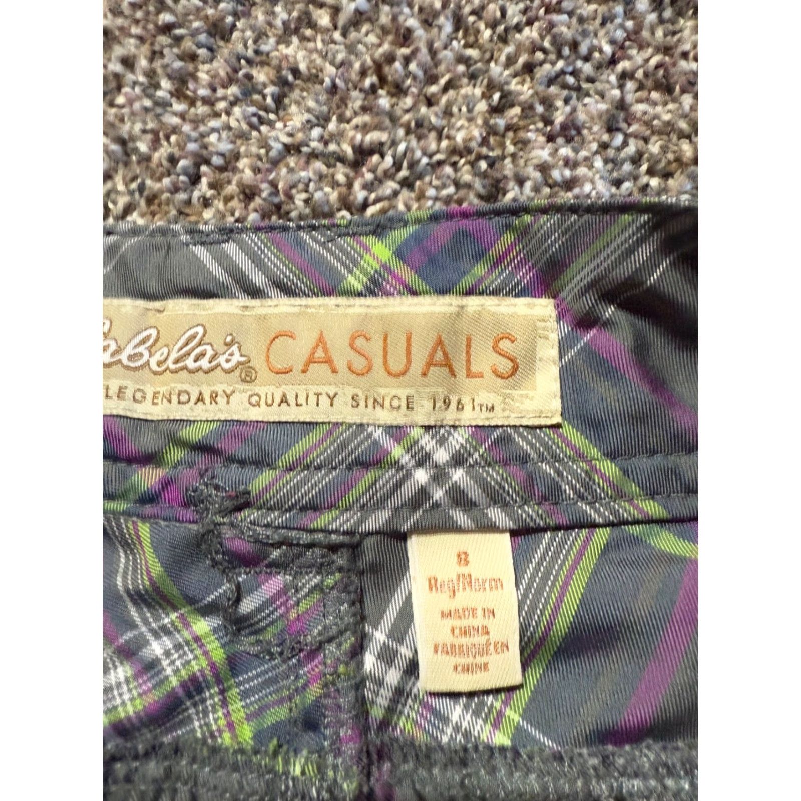 Vintage Cabelas Casual Women's Shorts Size 8 Plaid Polyester Hiking Lightweight Cargo Size 30" / US 8 / IT 44 - 7 Thumbnail