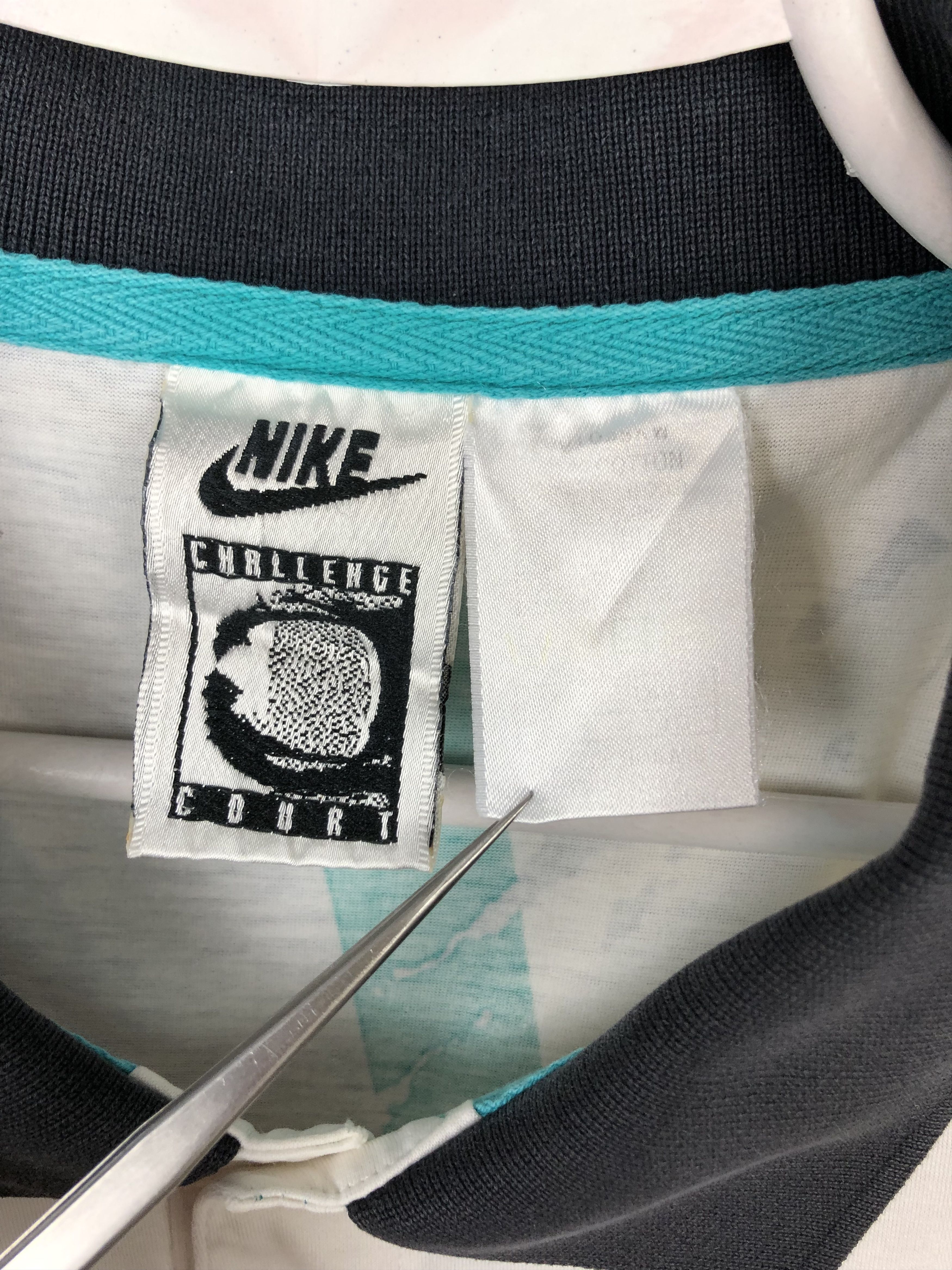 Nike Vintage Nike Challenge Court Agassi Polo Tennis Shirt Mens Size US XL / EU 56 / 4 - 7 Thumbnail